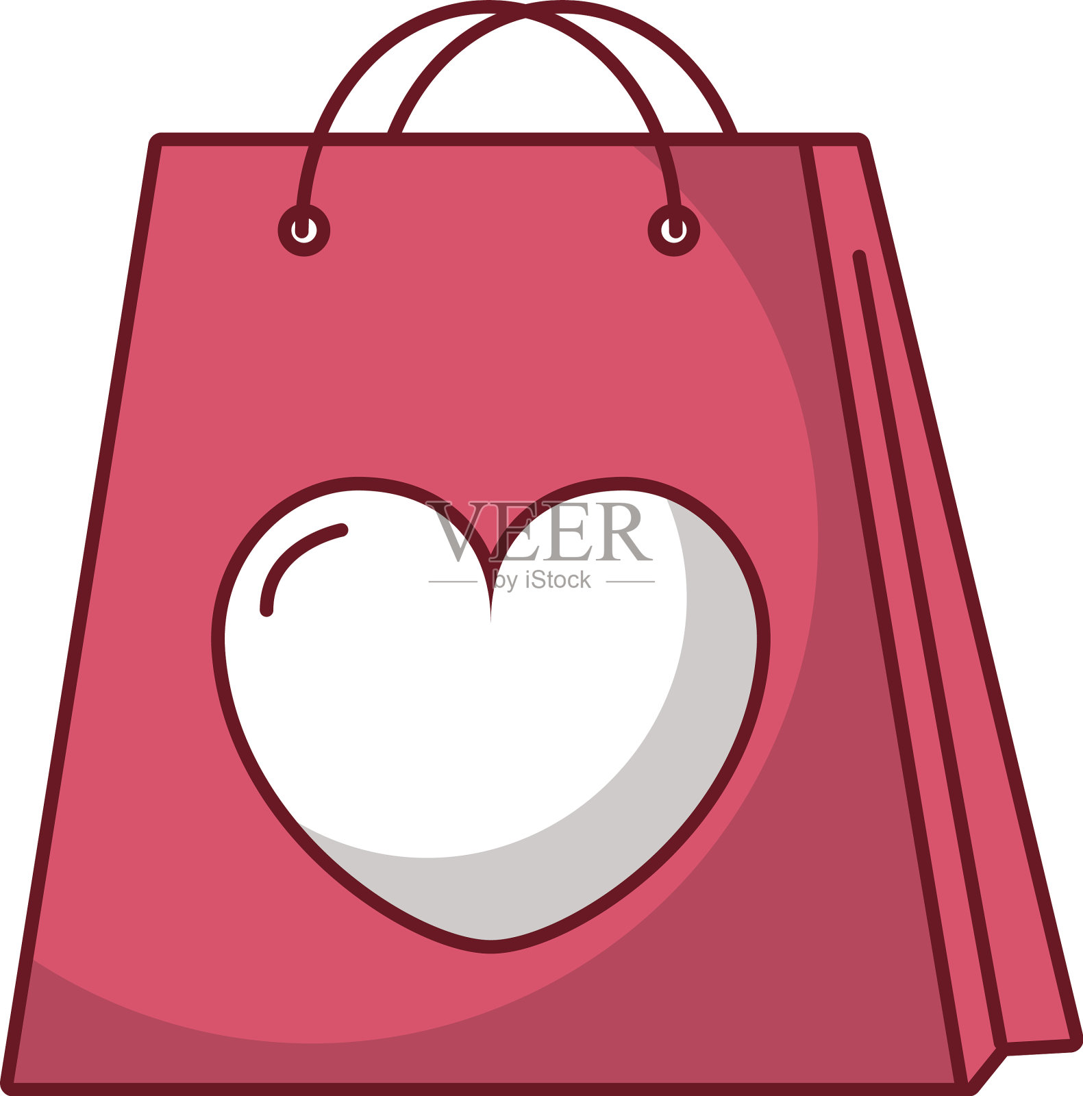 爱心内袋设计设计元素图片