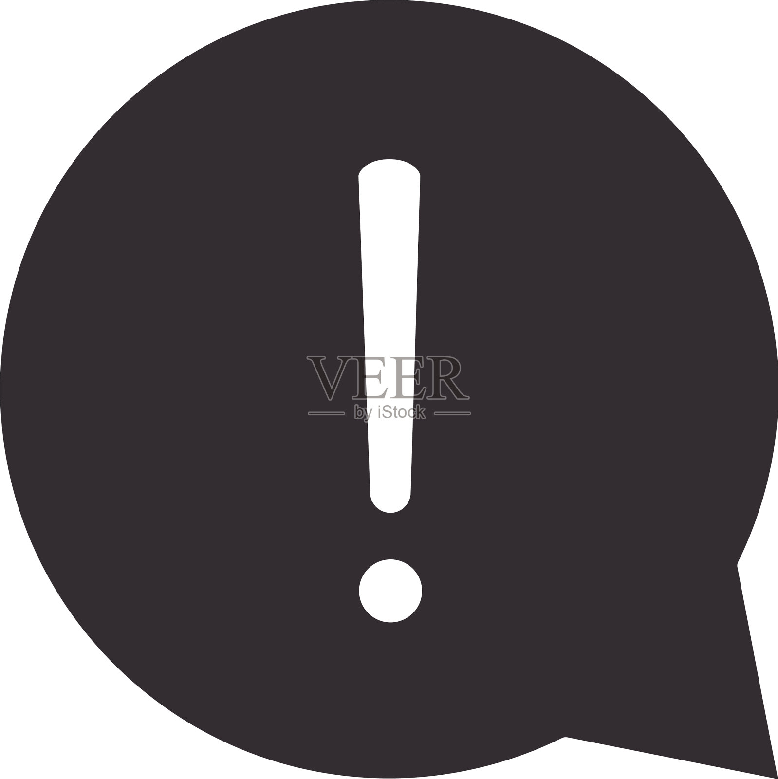 警告图标通知消息注意危险图标素材