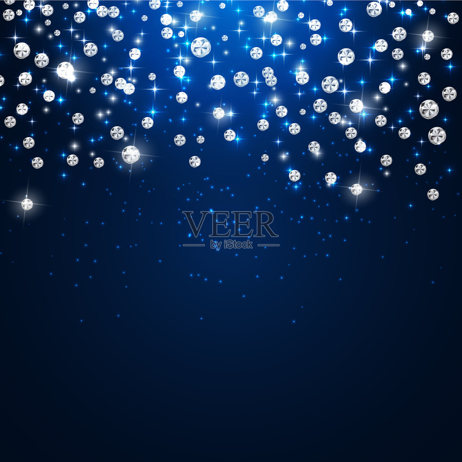 抽象豪华黑色钻石背景插画图片素材