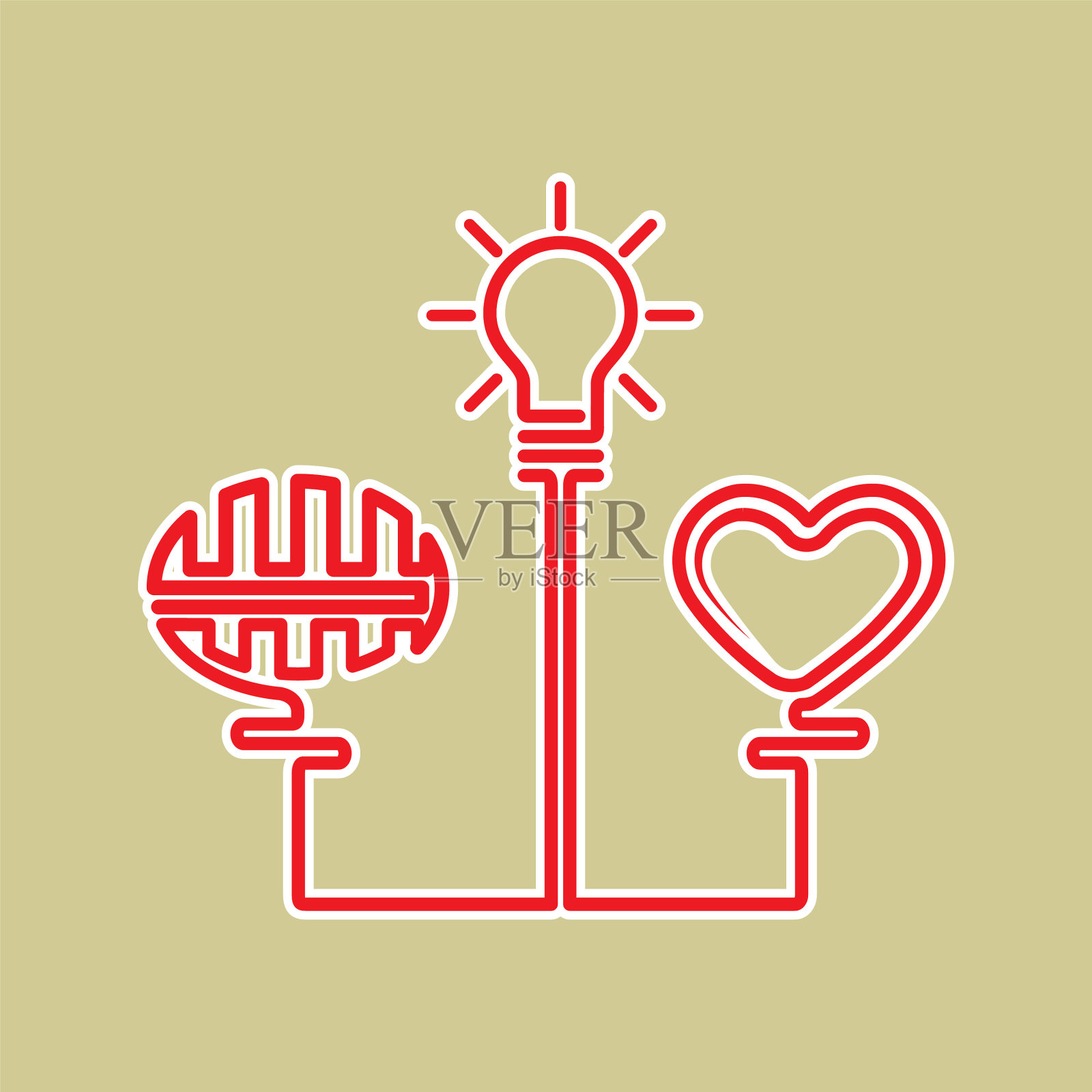 观念观念诞生问题解决实现图标素材