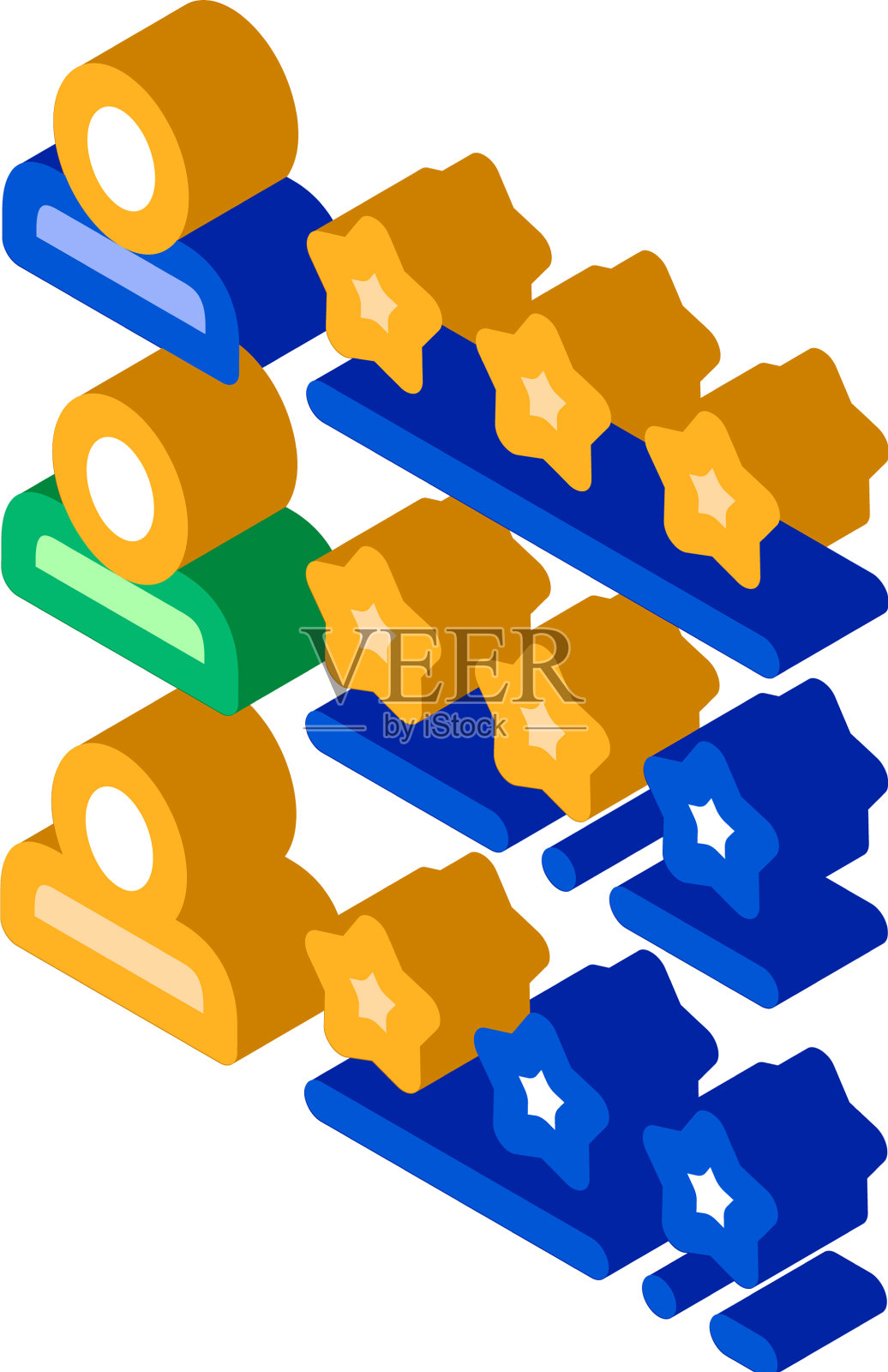 出租车为群体人在线车等距图标图标素材