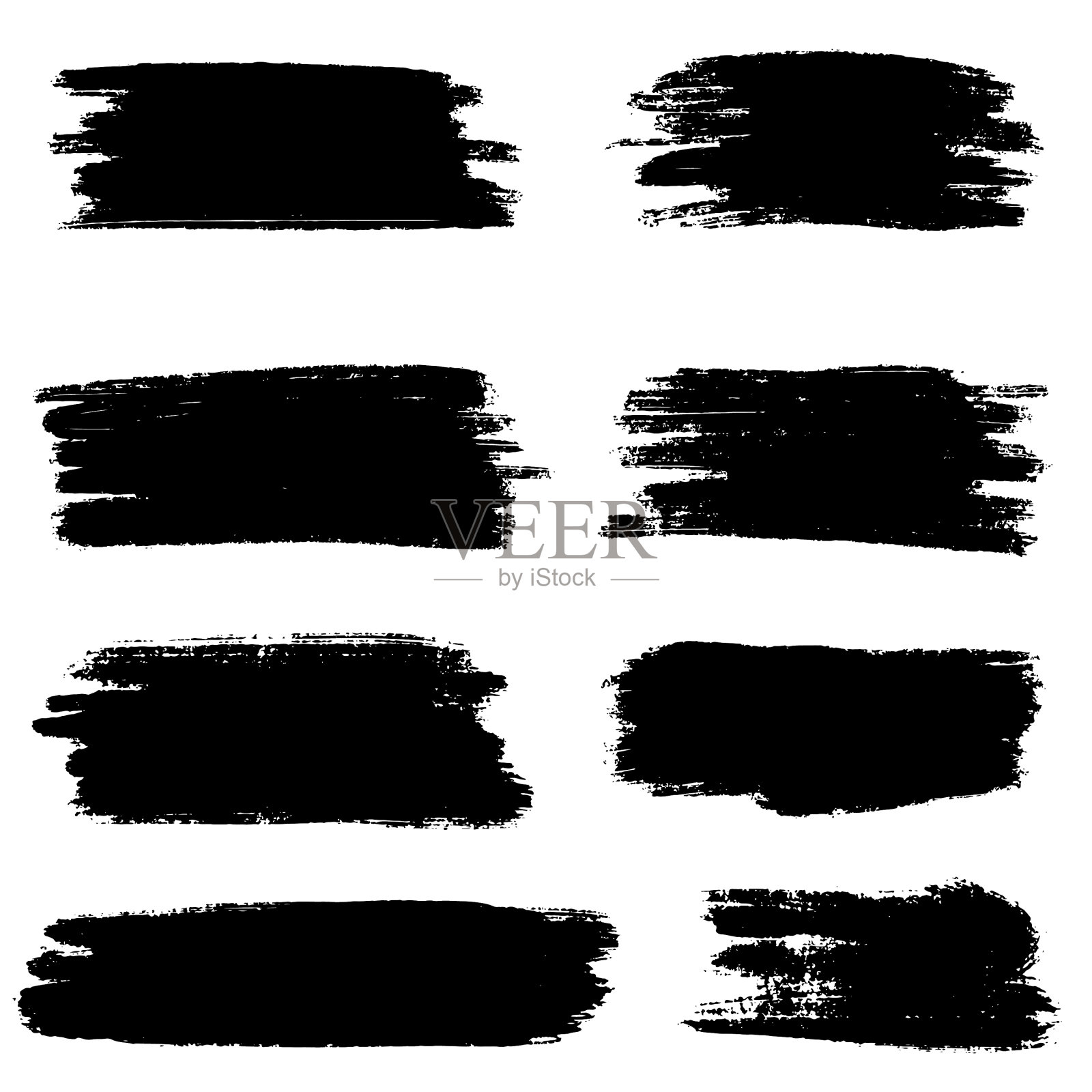 设置画笔笔触收集笔刷插画图片素材