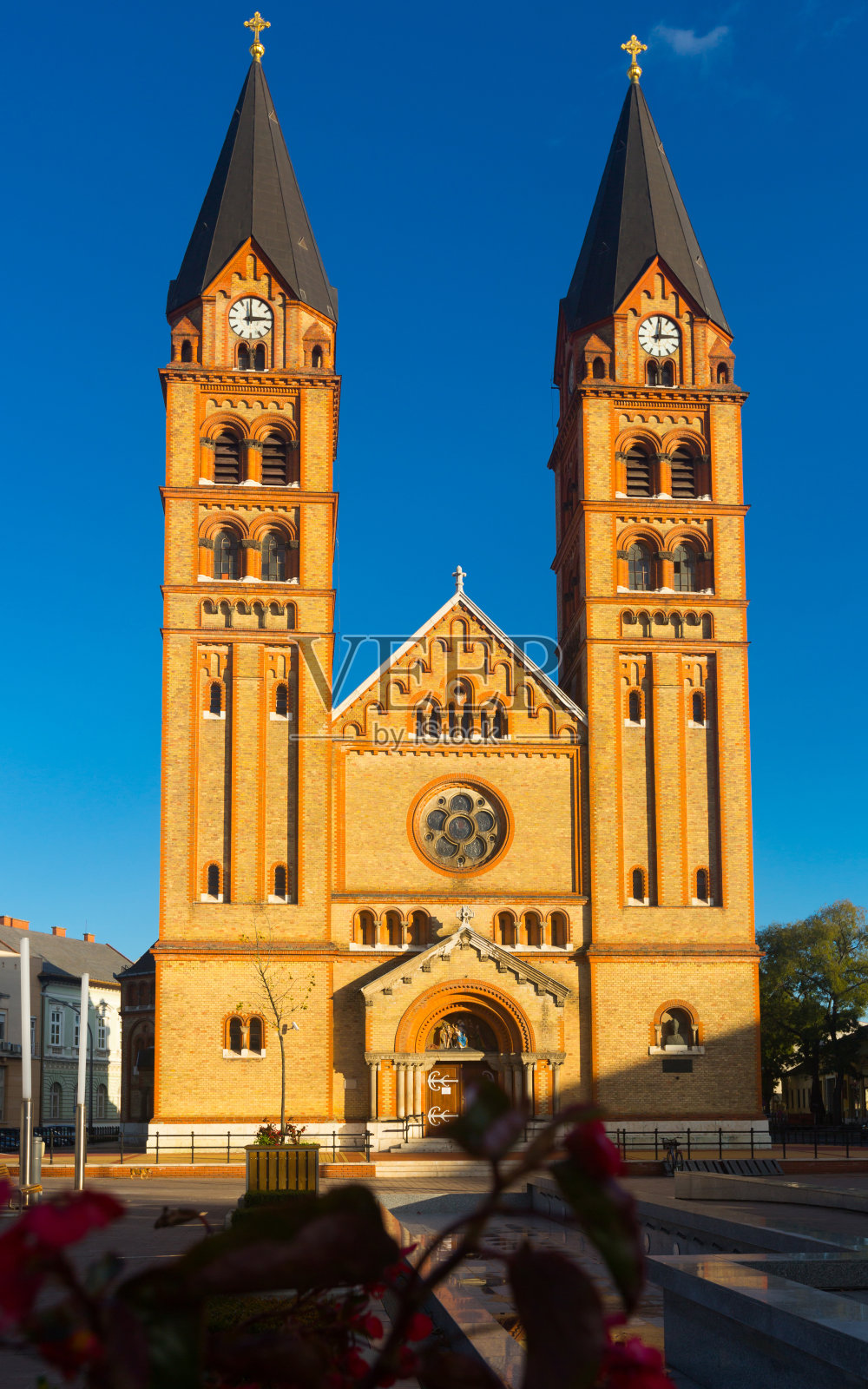 尼雷吉哈扎大教堂是匈牙利的宗教地标照片摄影图片