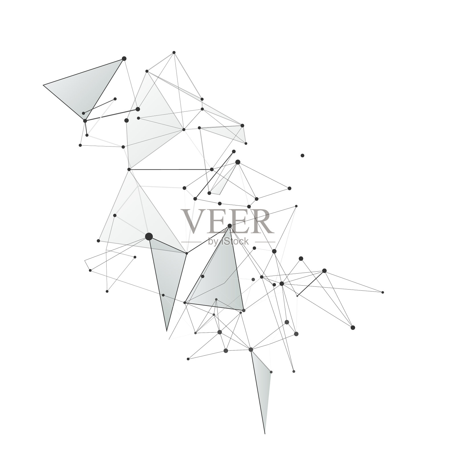 抽象多边形空间背景设计元素图片