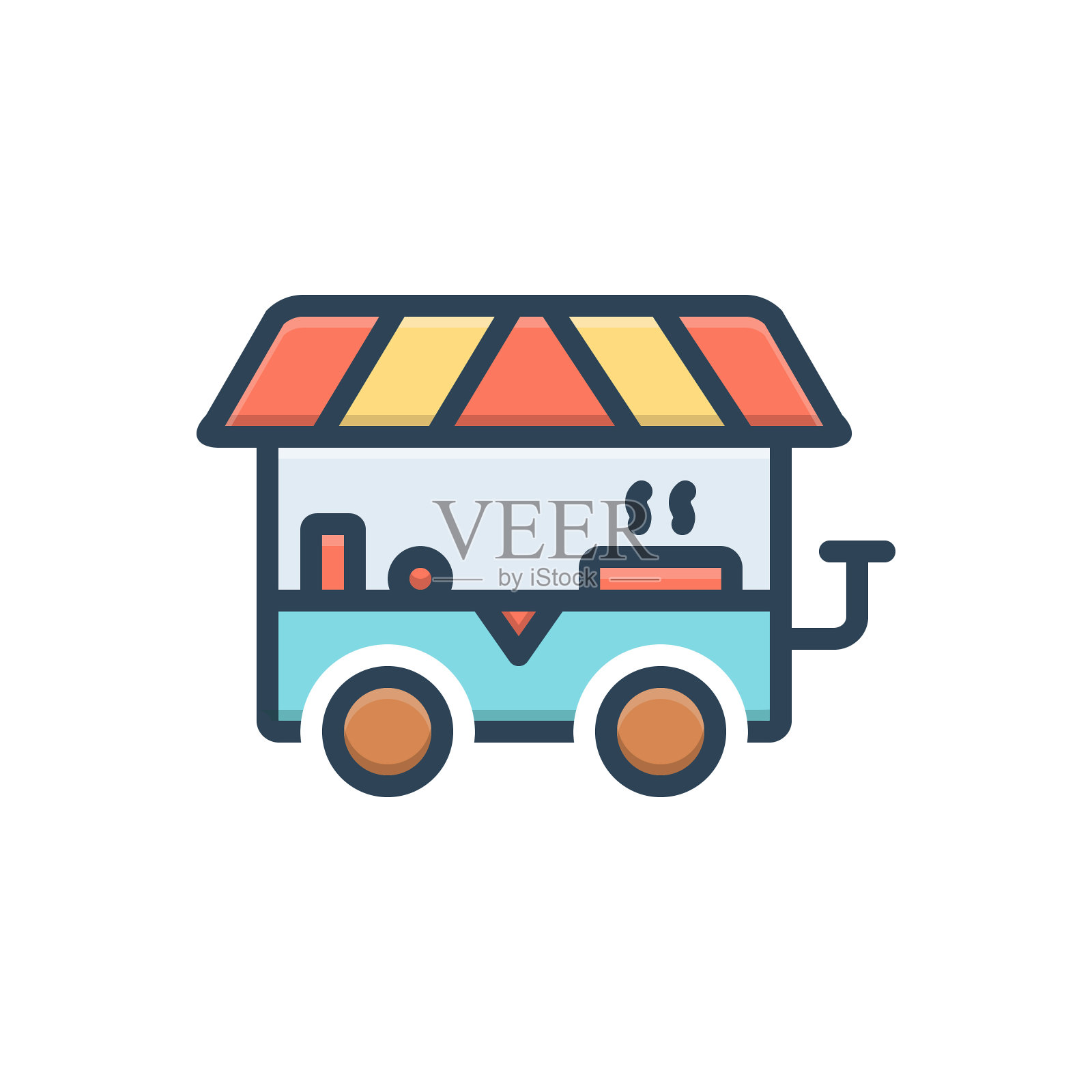 街头食品插画图片素材