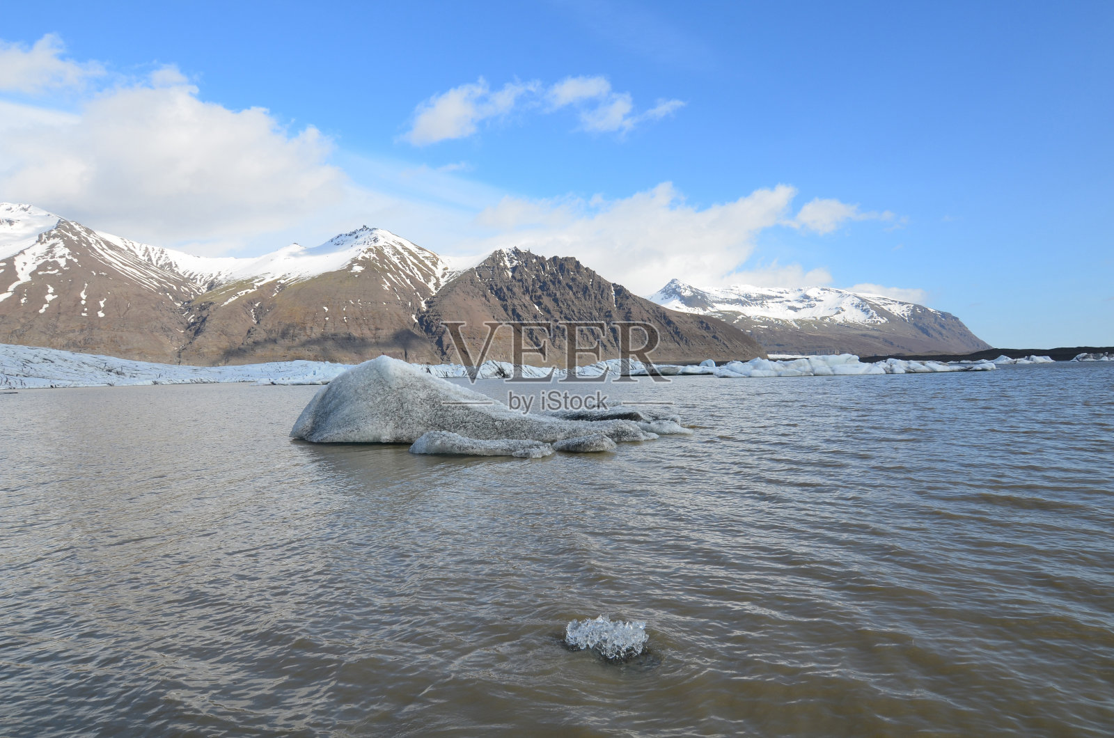 冰岛的Skaftafell冰川照片摄影图片
