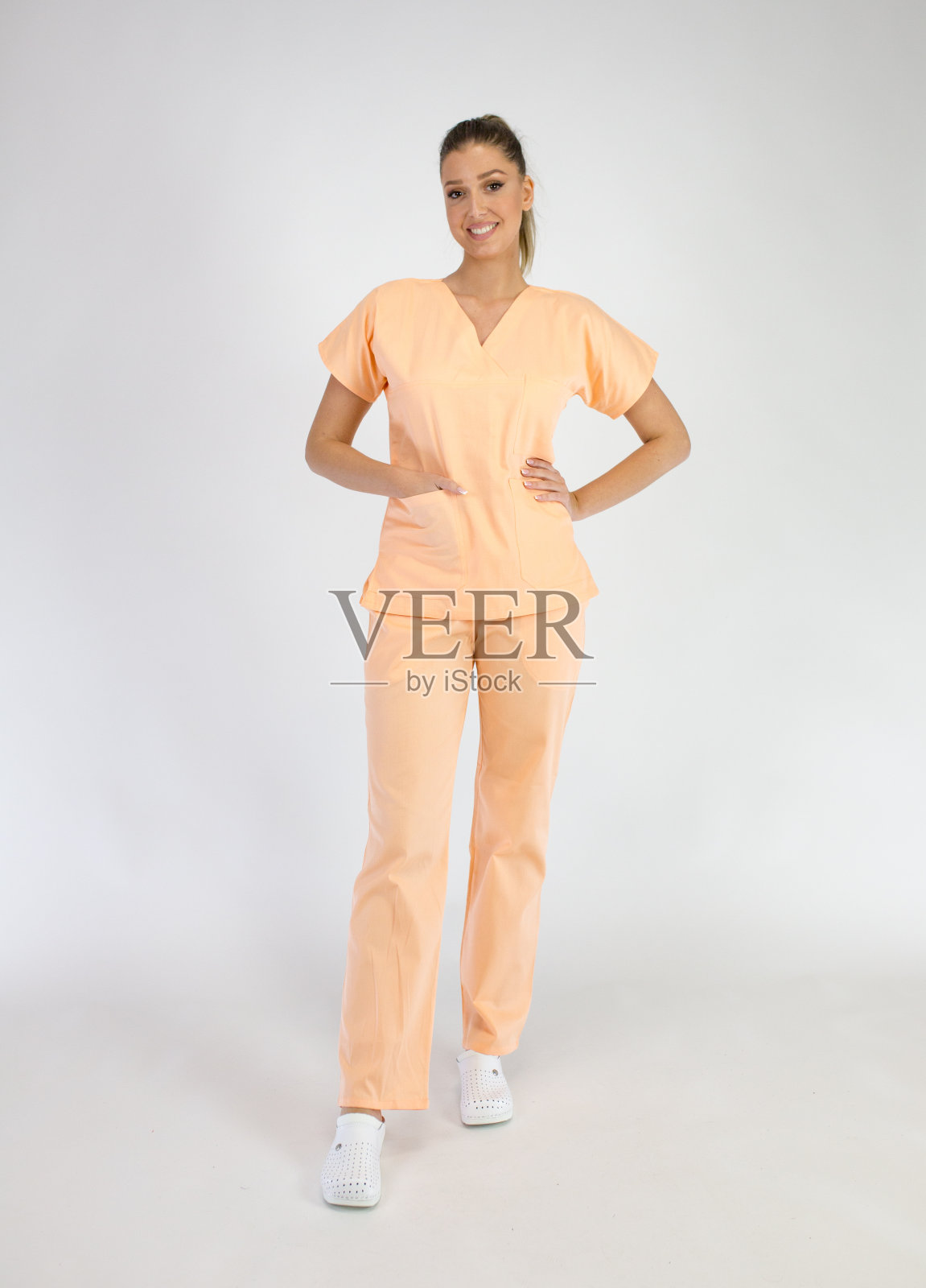 友好的护士照片摄影图片