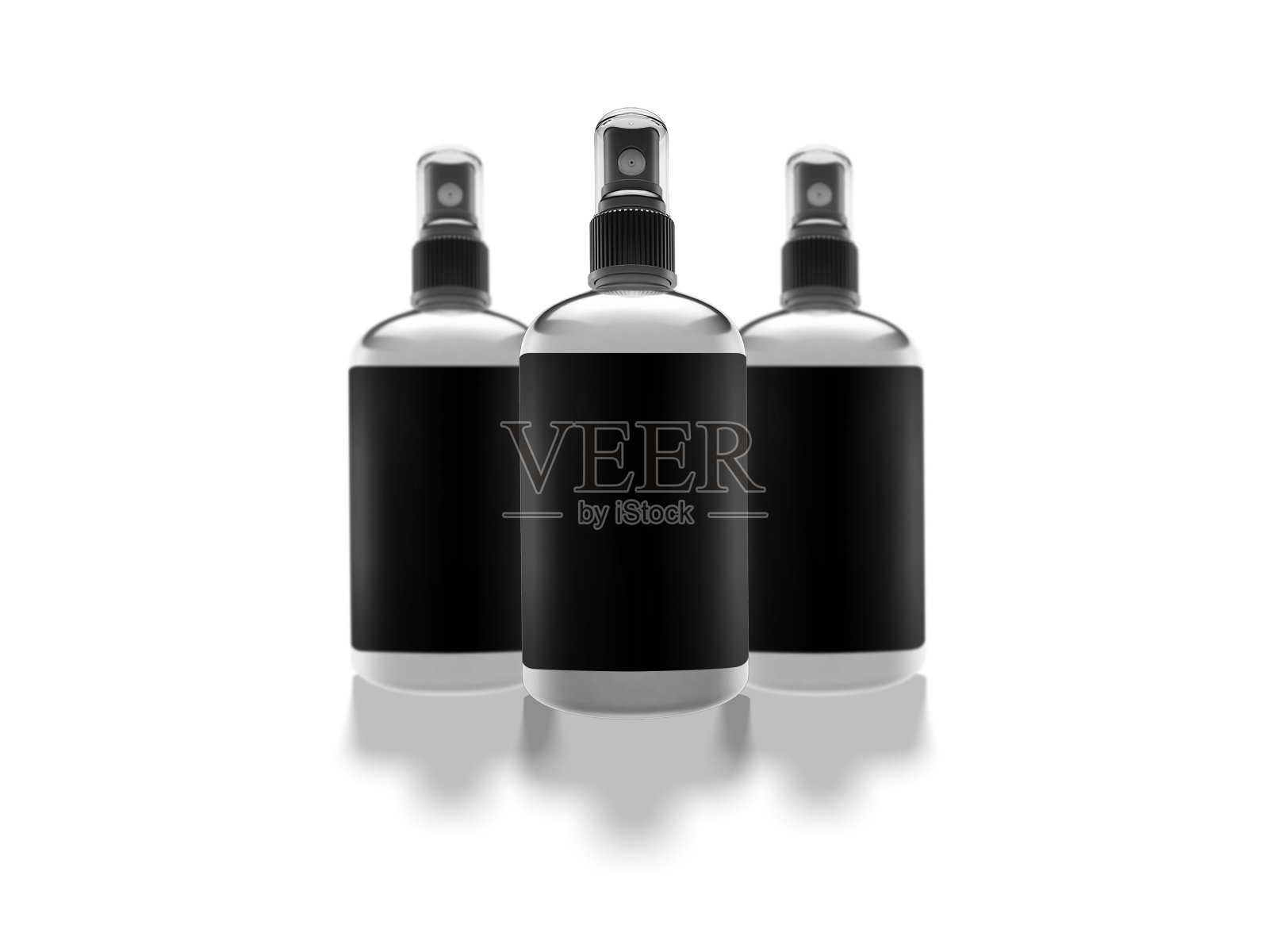 酒精喷雾冠状病毒模型3D渲染设计照片摄影图片