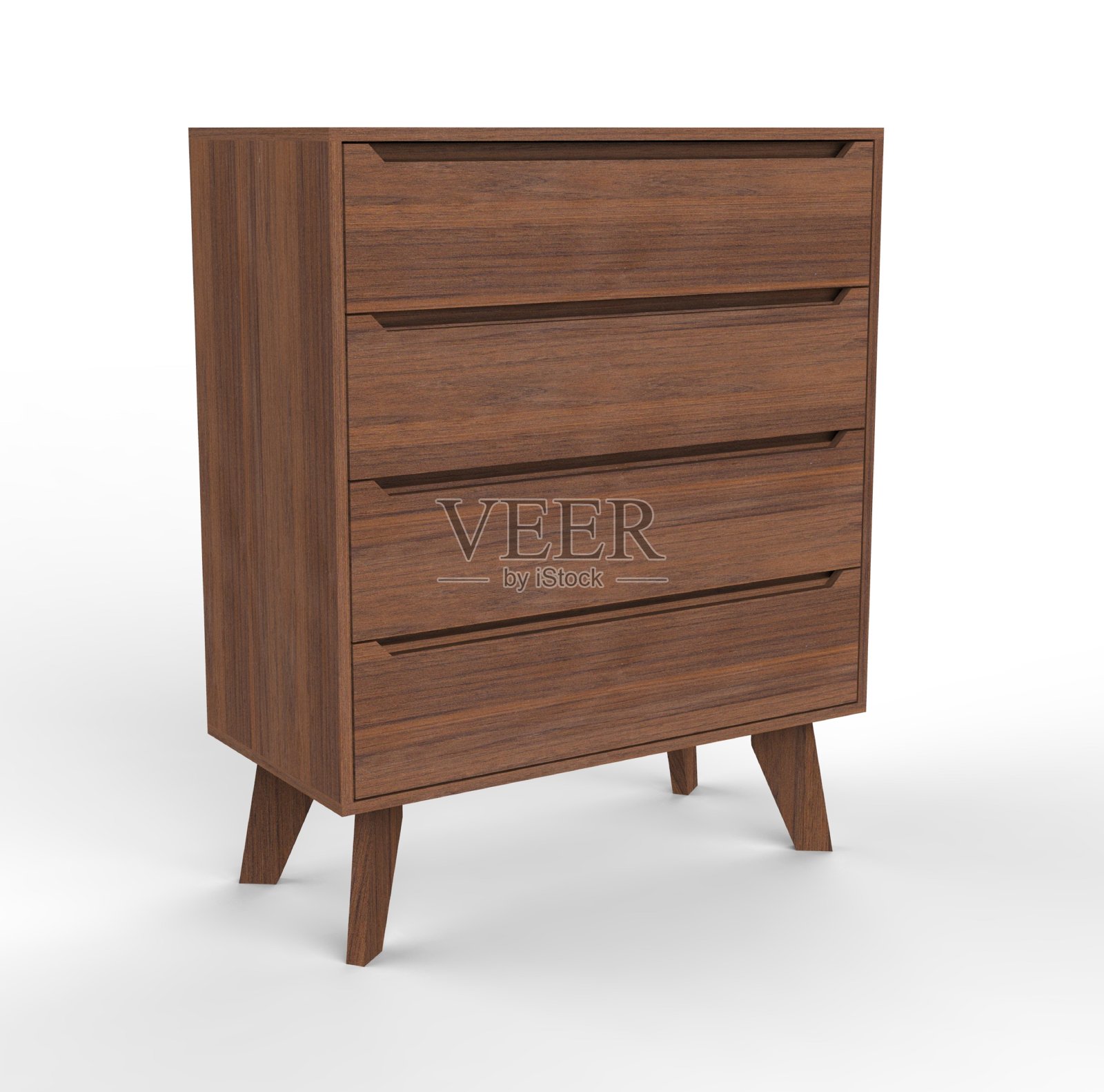 渲染三维橱柜,边板,咖啡桌家具照片摄影图片