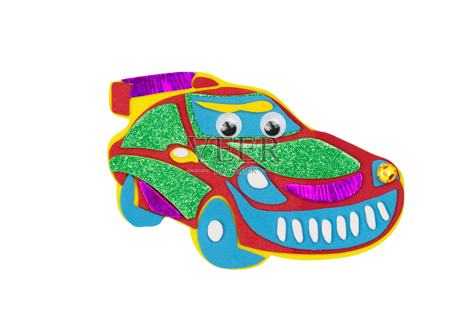 泡沫板儿童工艺品照片摄影图片