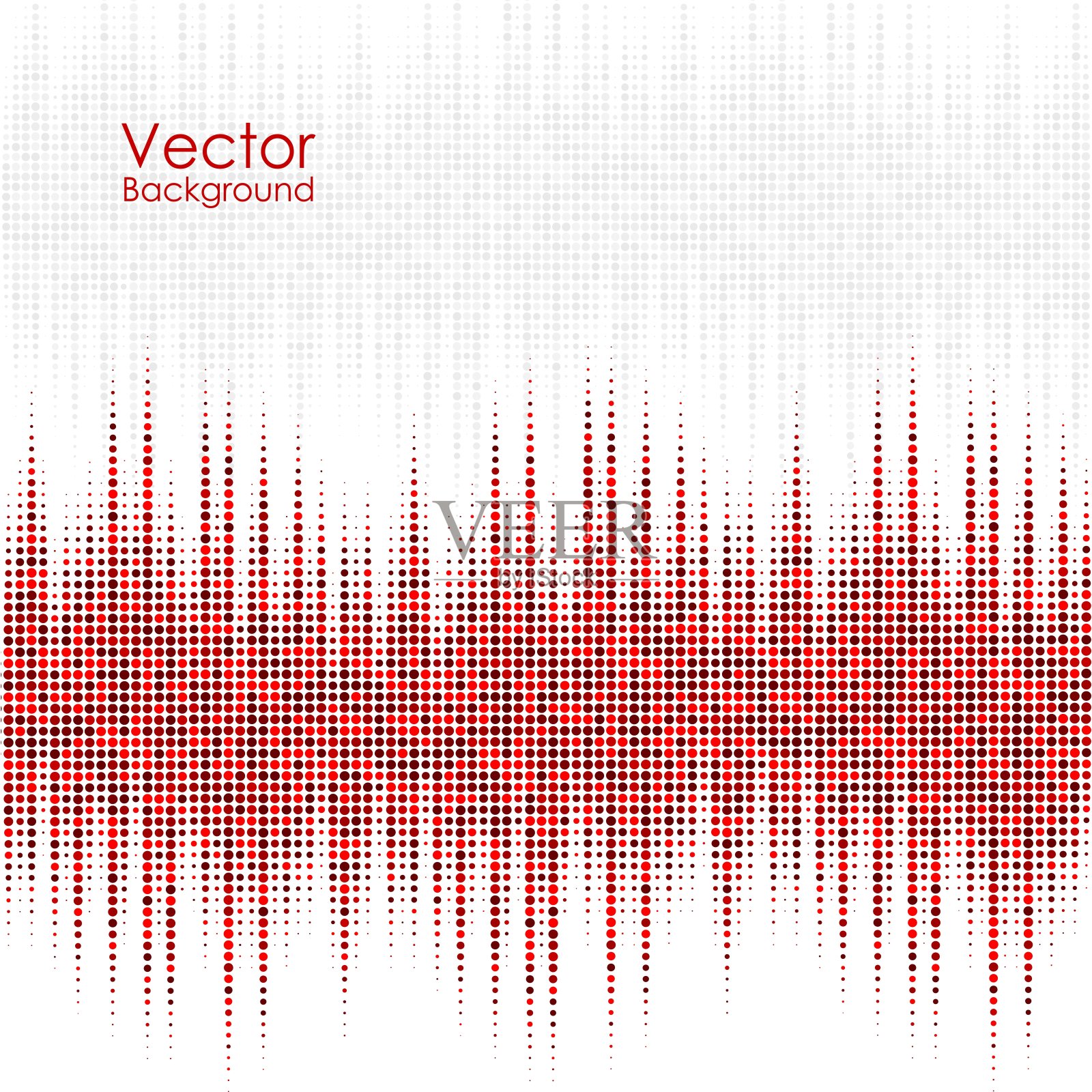 红色和灰色点的抽象背景设计模板素材