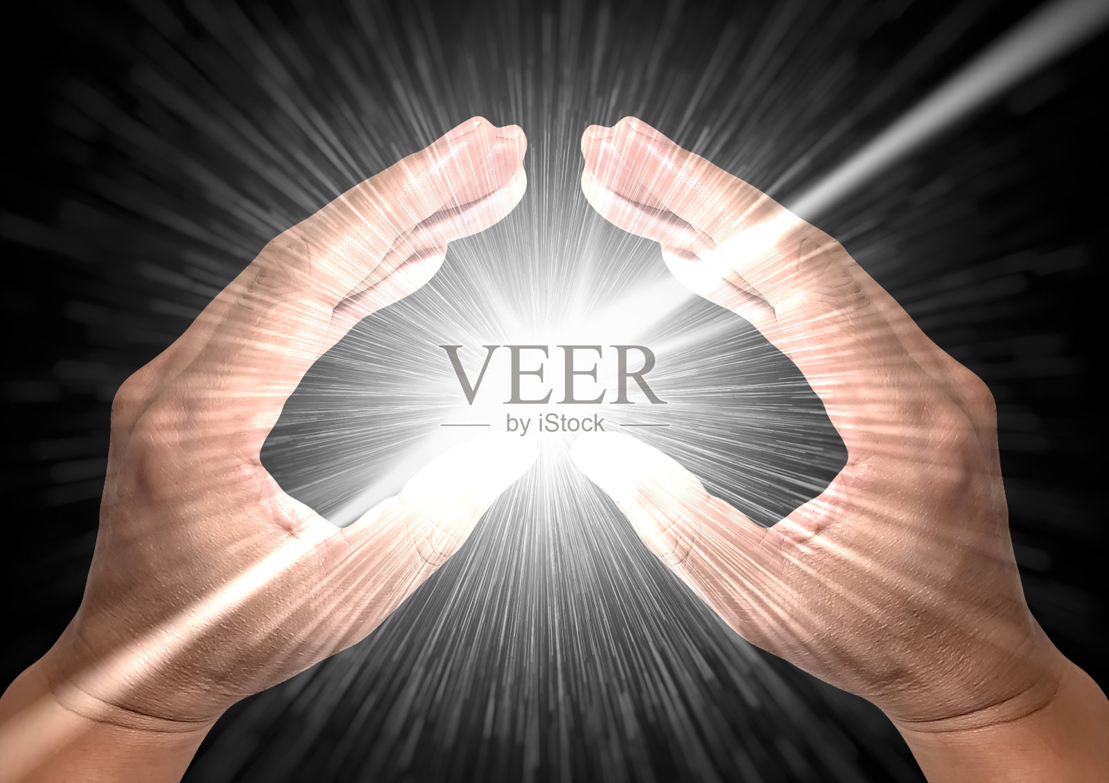 用手发电照片摄影图片