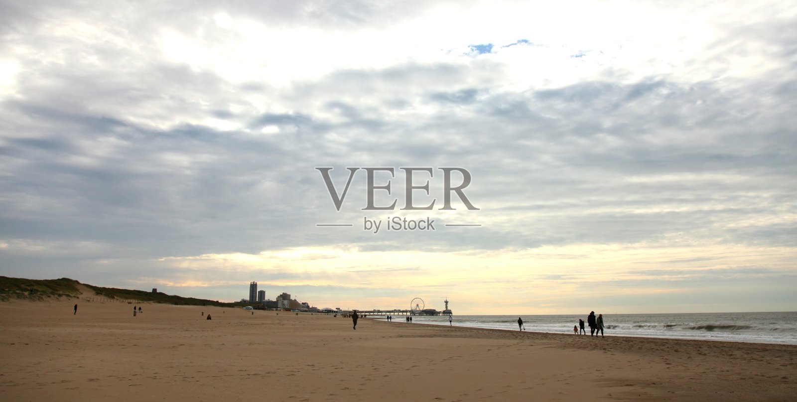 Scheveningen海滩照片摄影图片