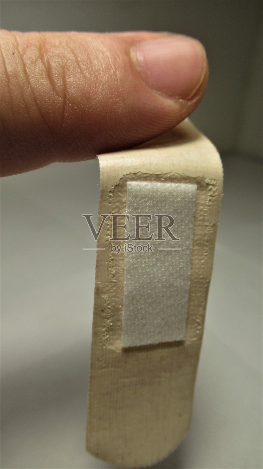 闭合的一个手指覆盖医疗手指石膏照片摄影图片