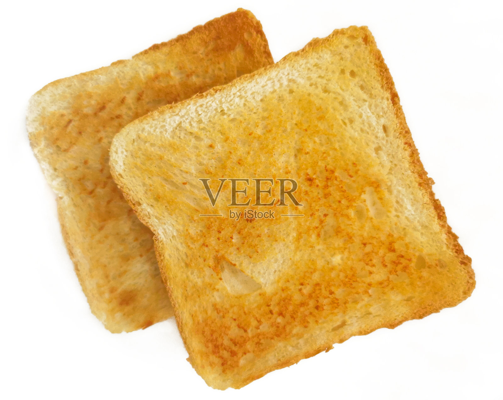 白色背景上的全麦面包片照片摄影图片