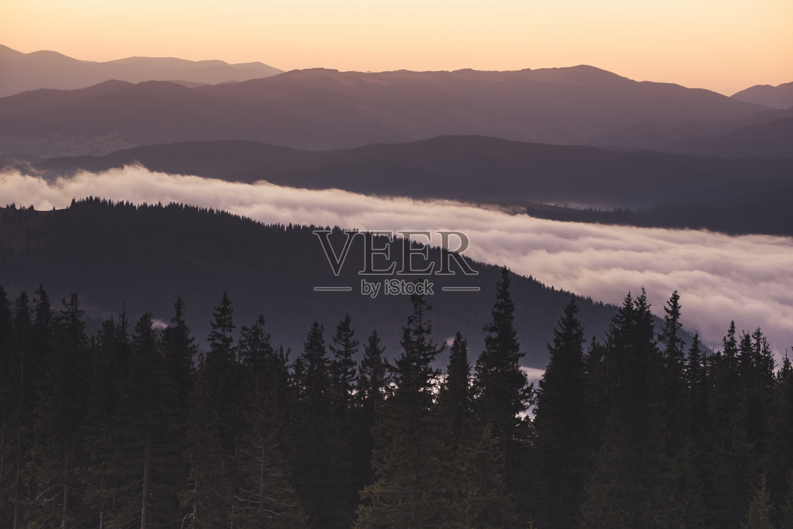 早上山景观照片摄影图片