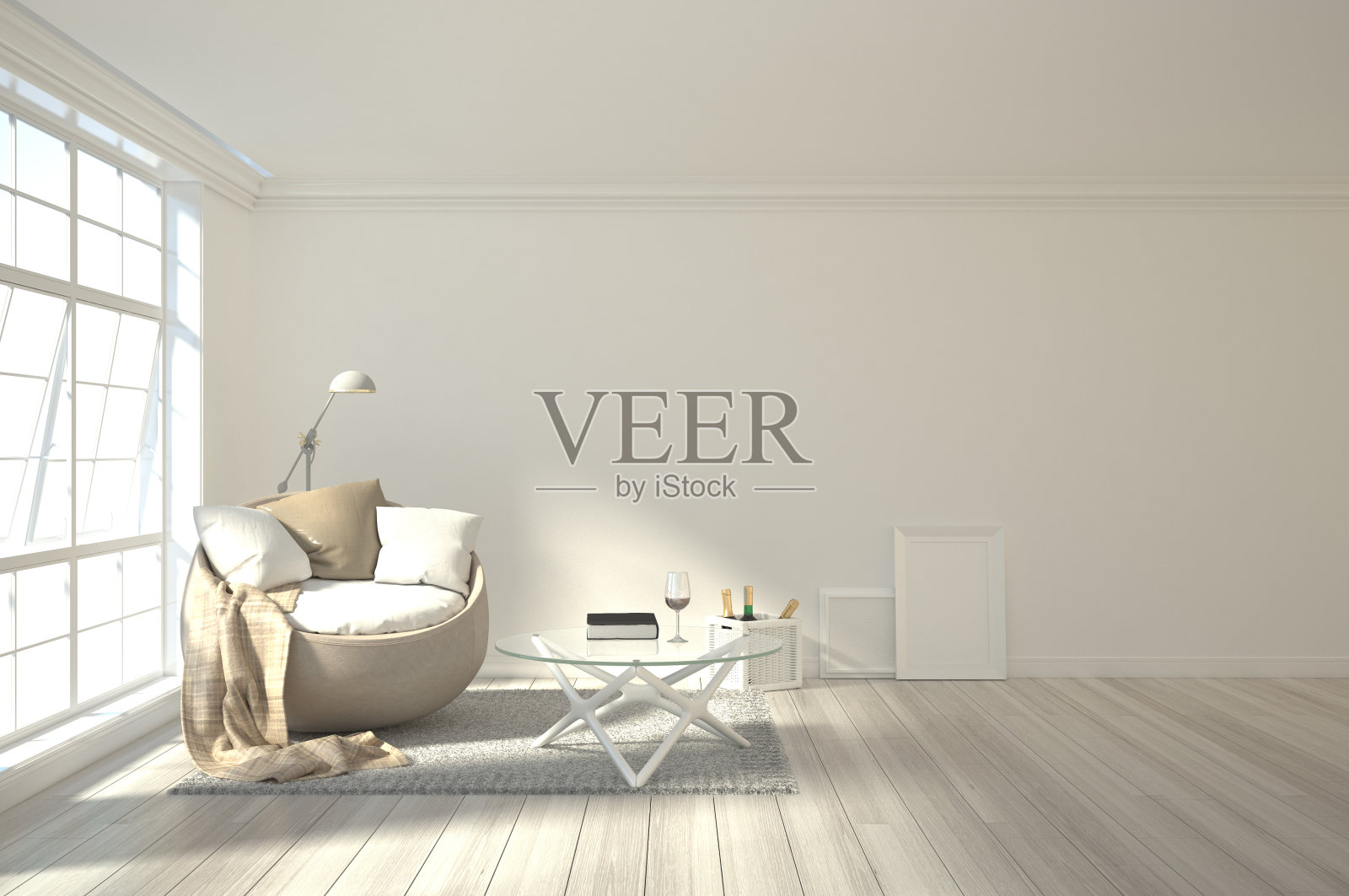 三维渲染室内场景照片摄影图片