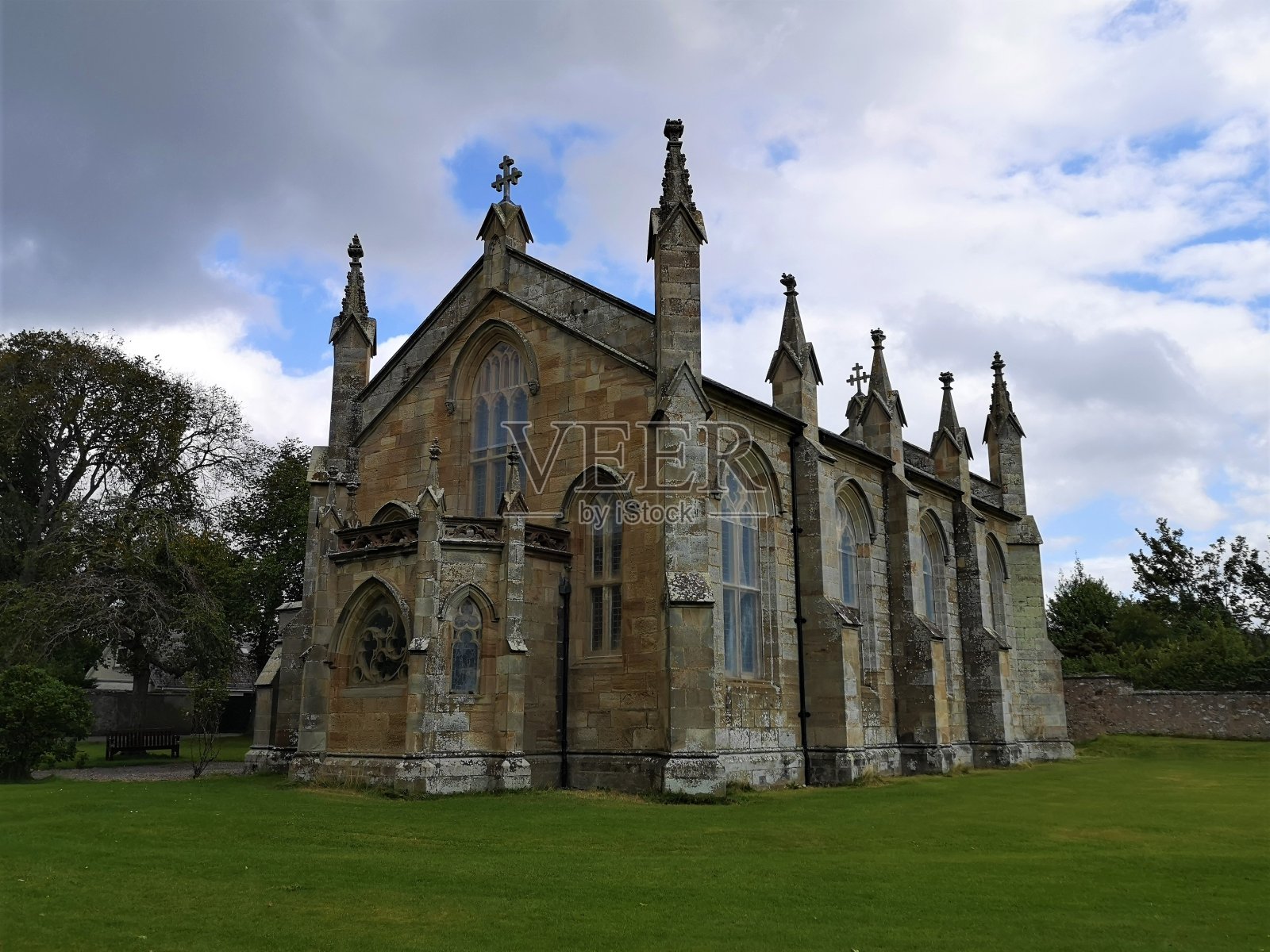 苏格兰地标——Fortrose教堂照片摄影图片