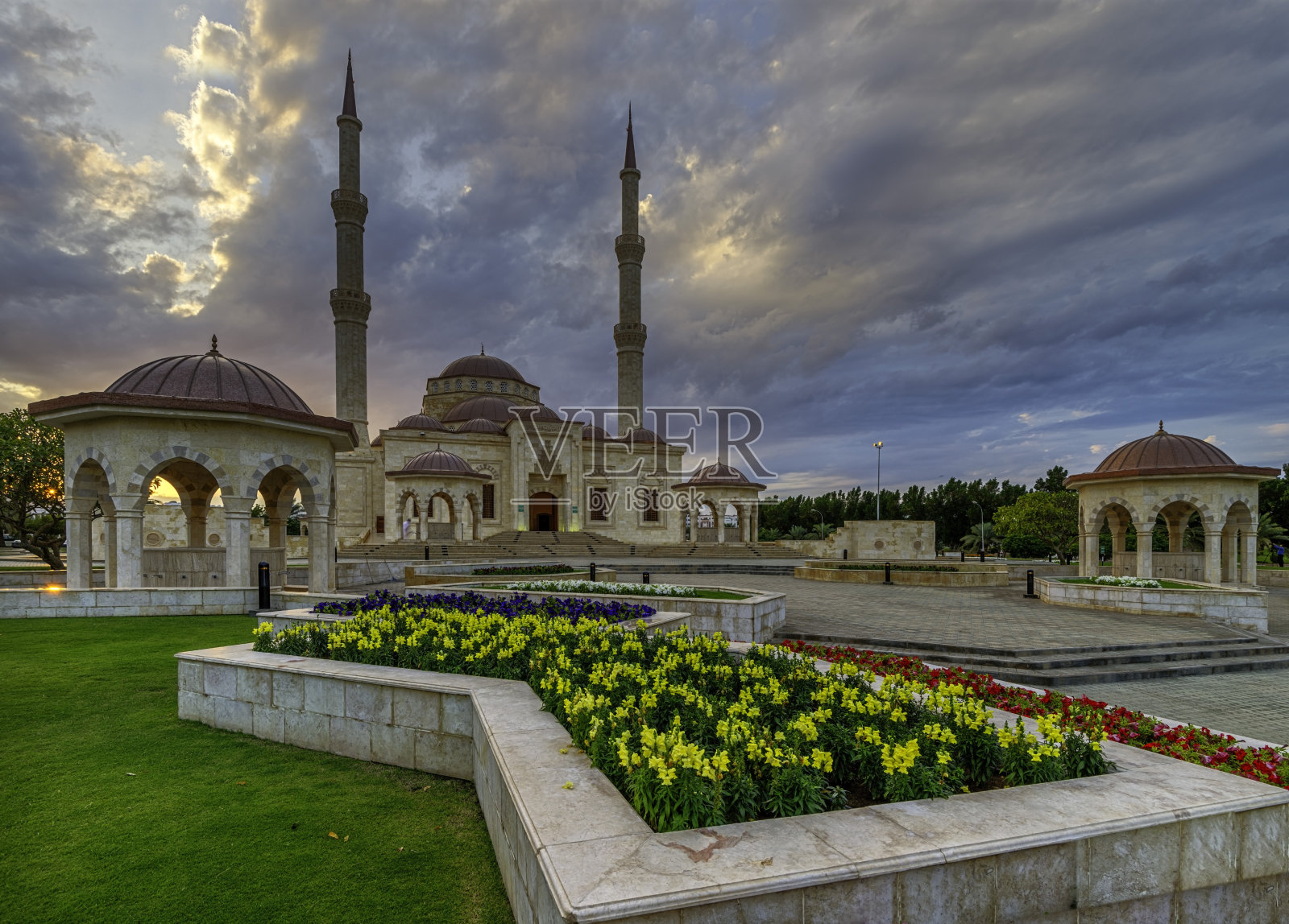 阿曼库韦尔赛义德·本·泰穆尔清真寺照片摄影图片