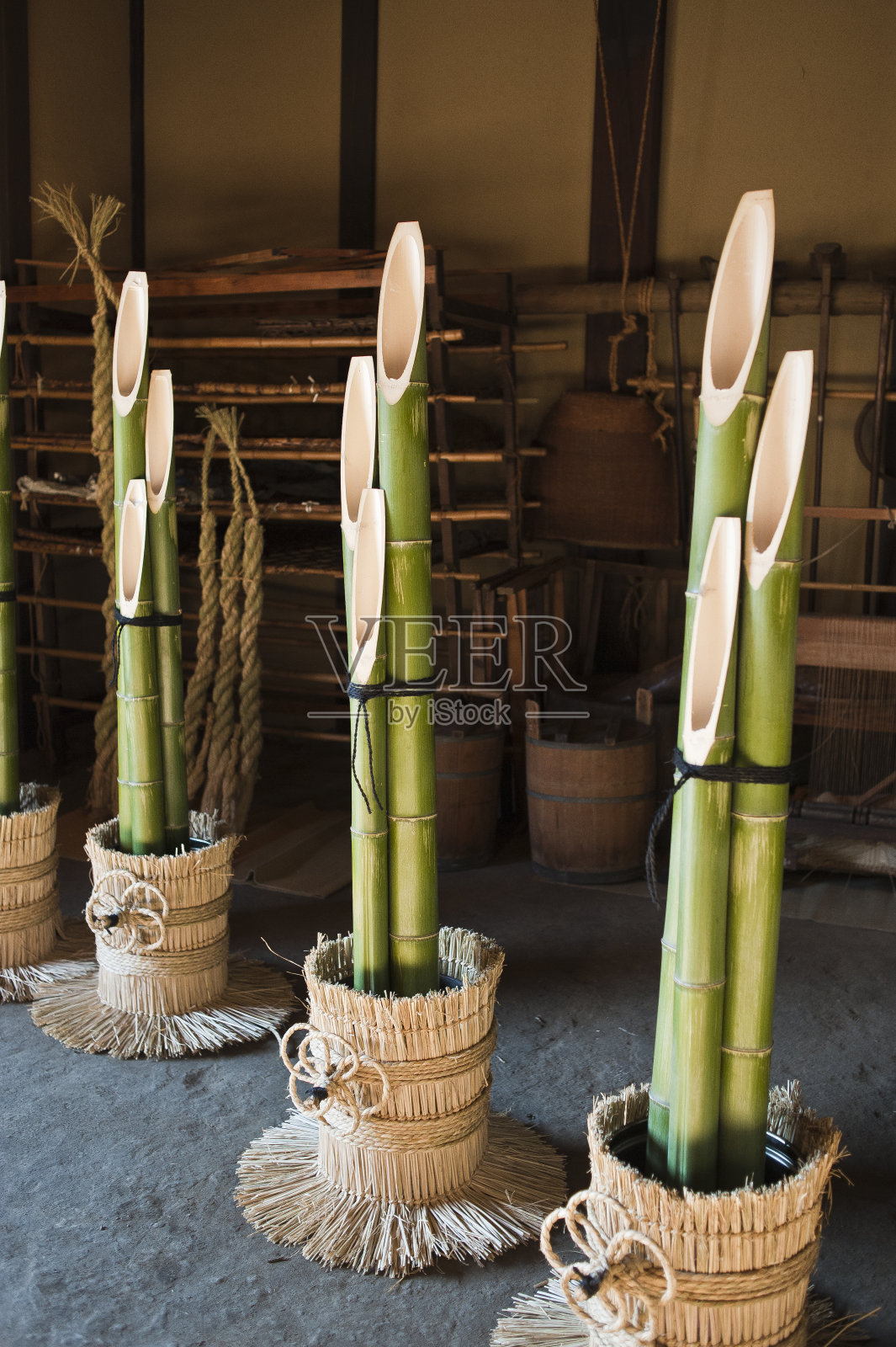 日本传统新年装饰品照片摄影图片