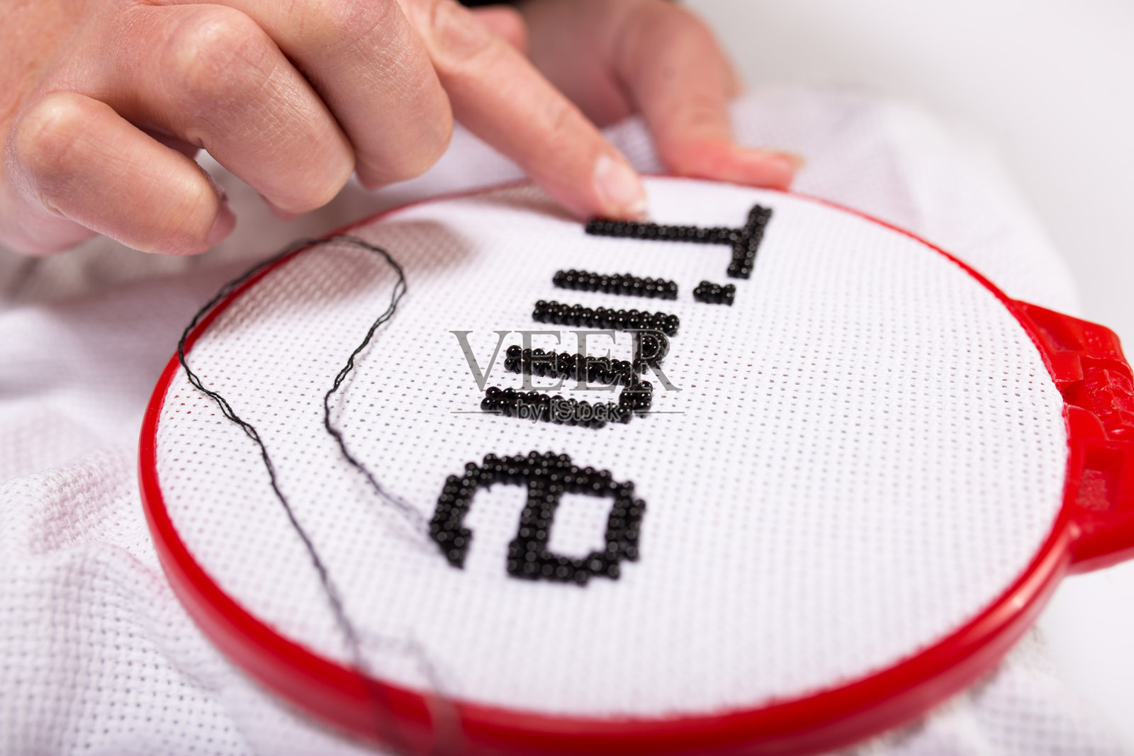 把时间花在缝纫照片摄影图片