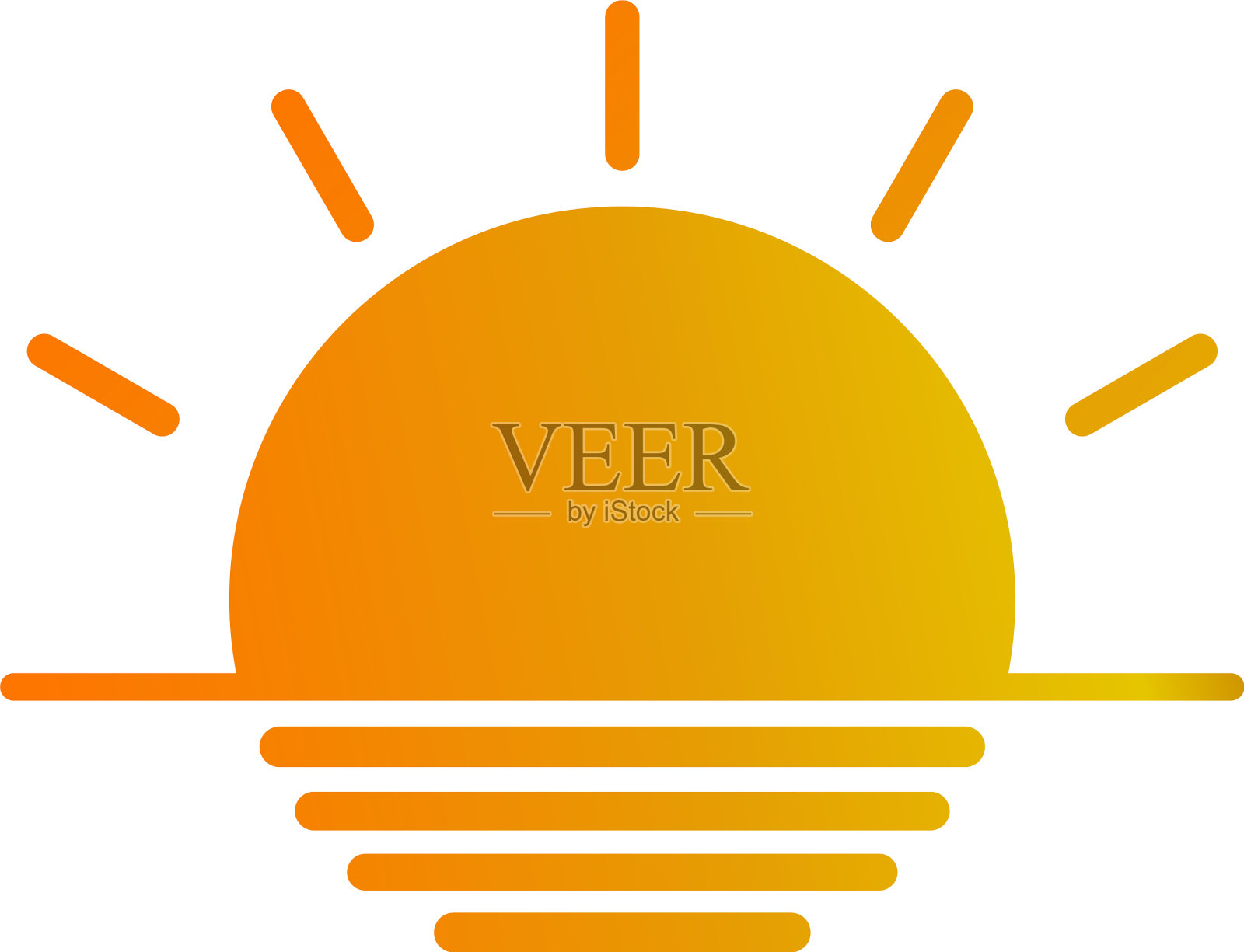 Sun标志图标模板设计元素图片