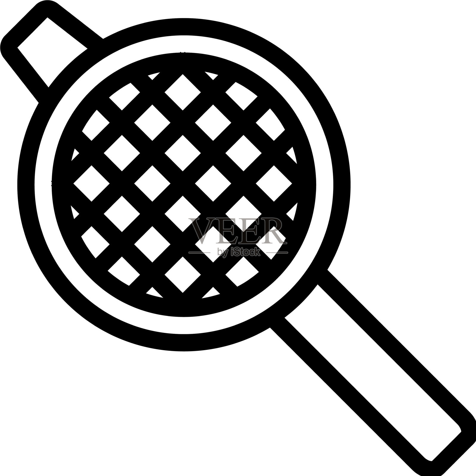 厨房过滤器图标轮廓图标素材