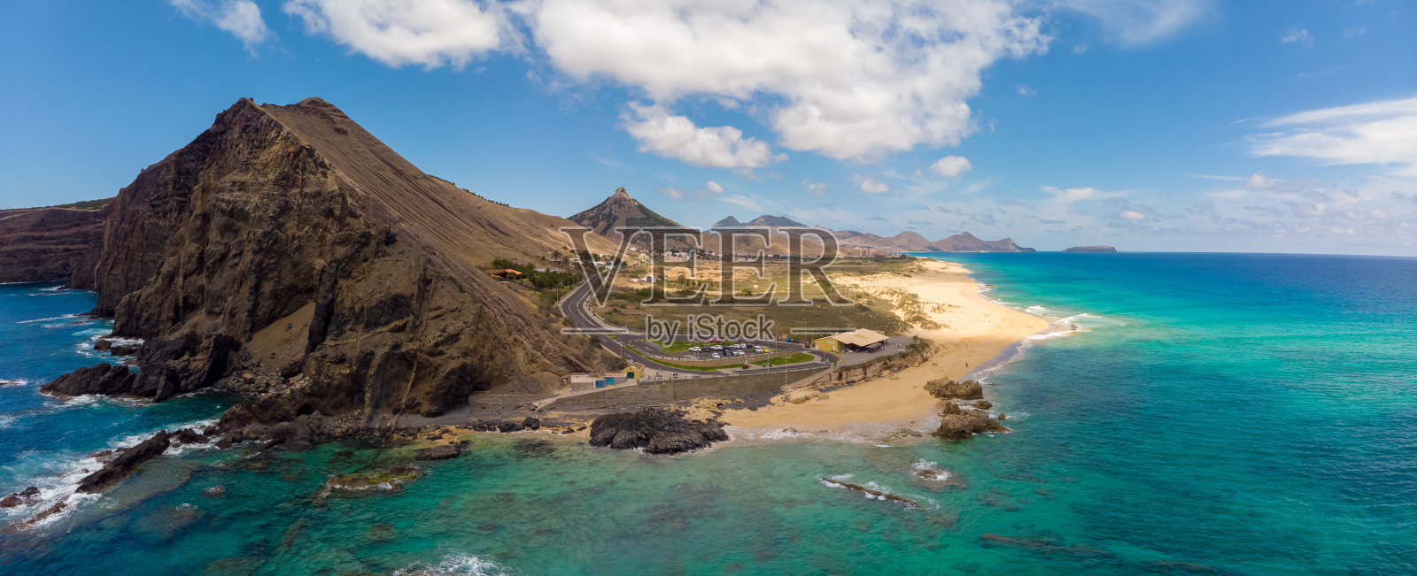 港口圣海滩照片摄影图片