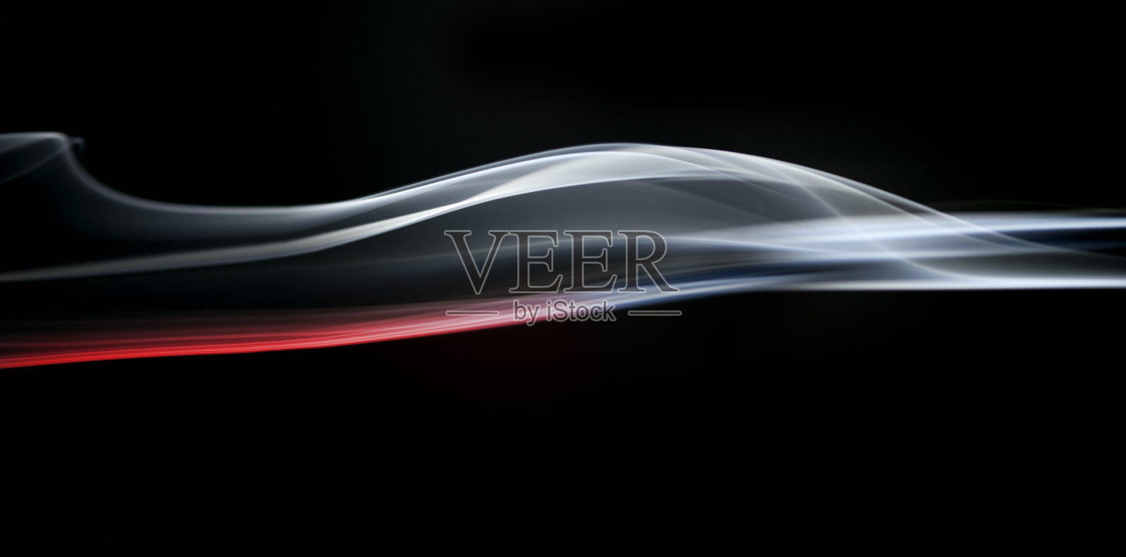 抽象的五彩缤纷的波照片摄影图片