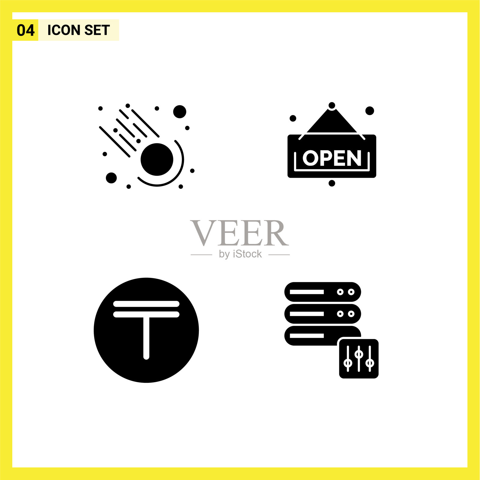 4创意图标的现代标志和符号图标素材