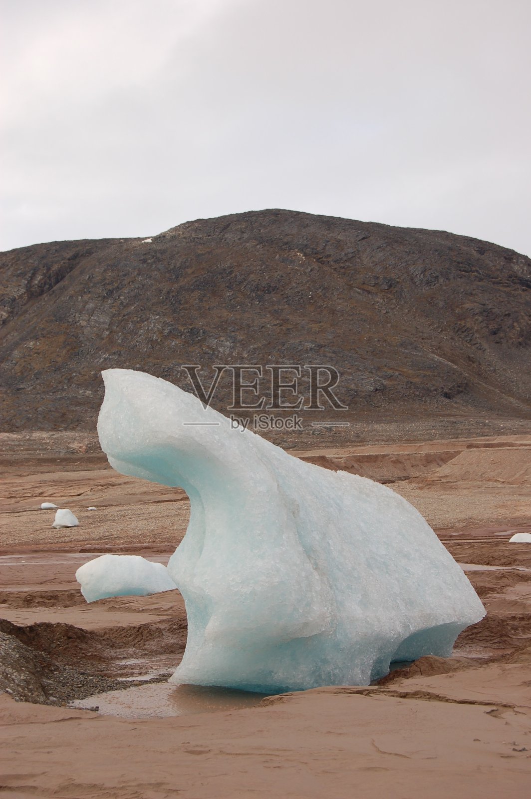 沙中的冰山II照片摄影图片