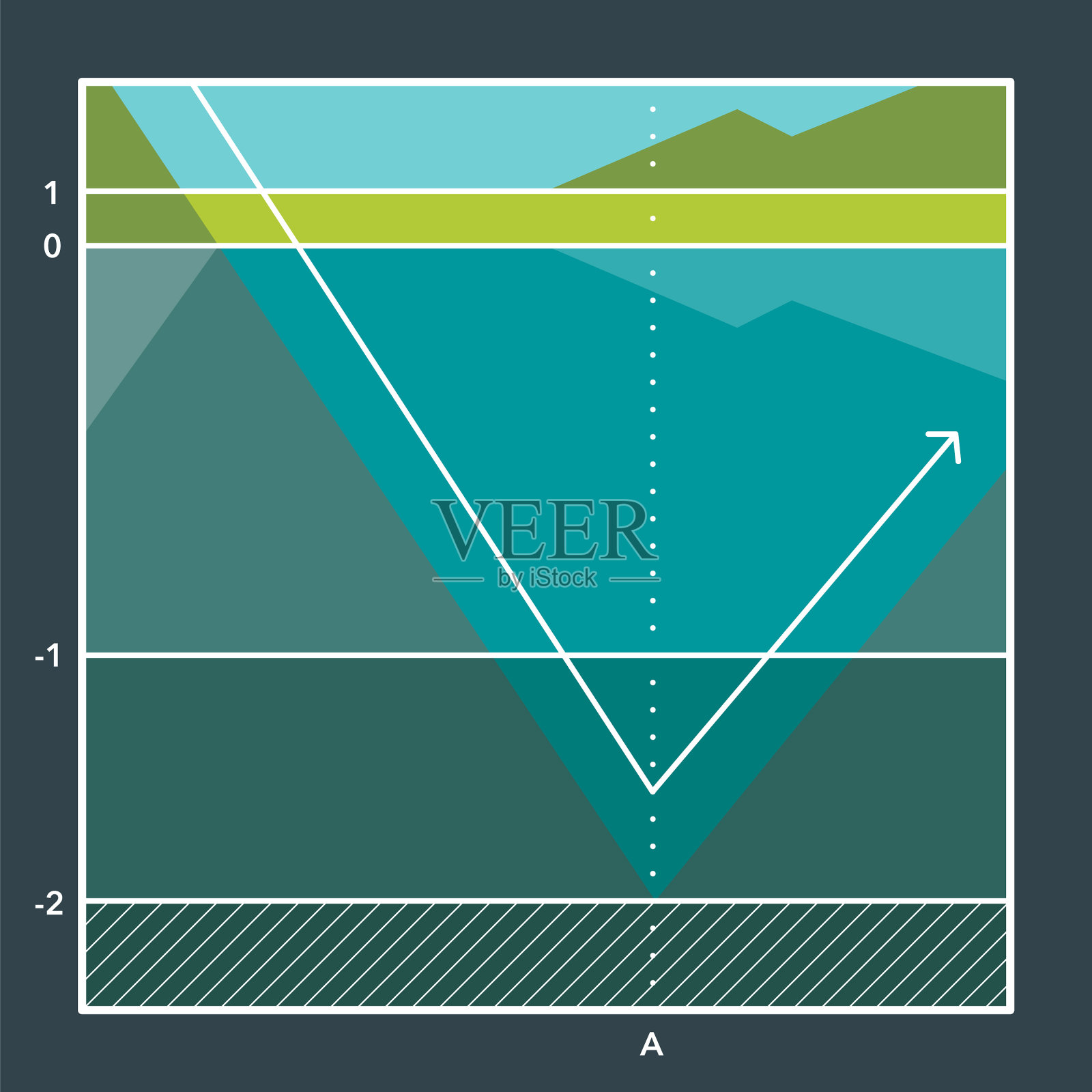里程碑图信息插画图片素材