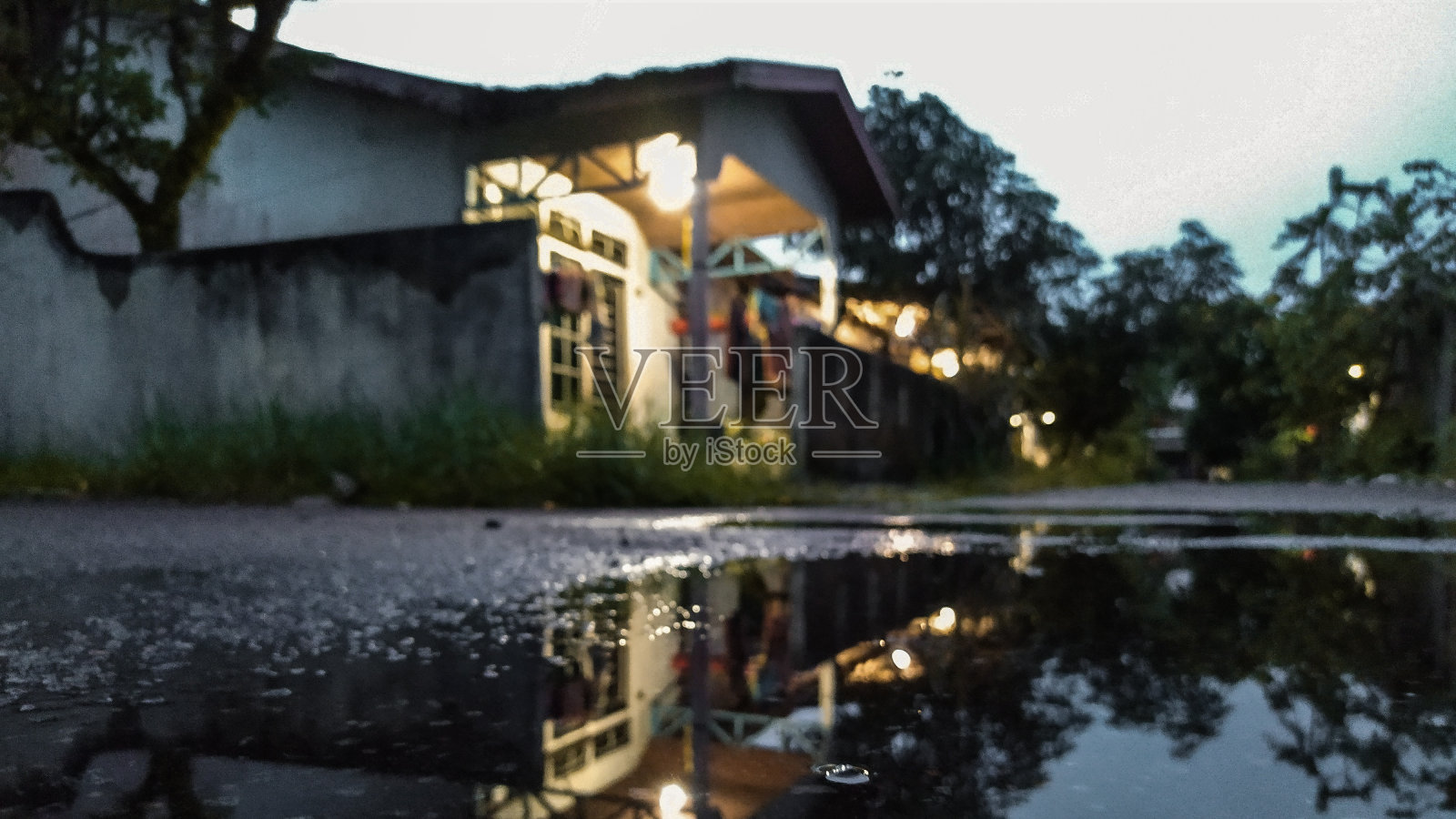 印尼房屋街景照片摄影图片