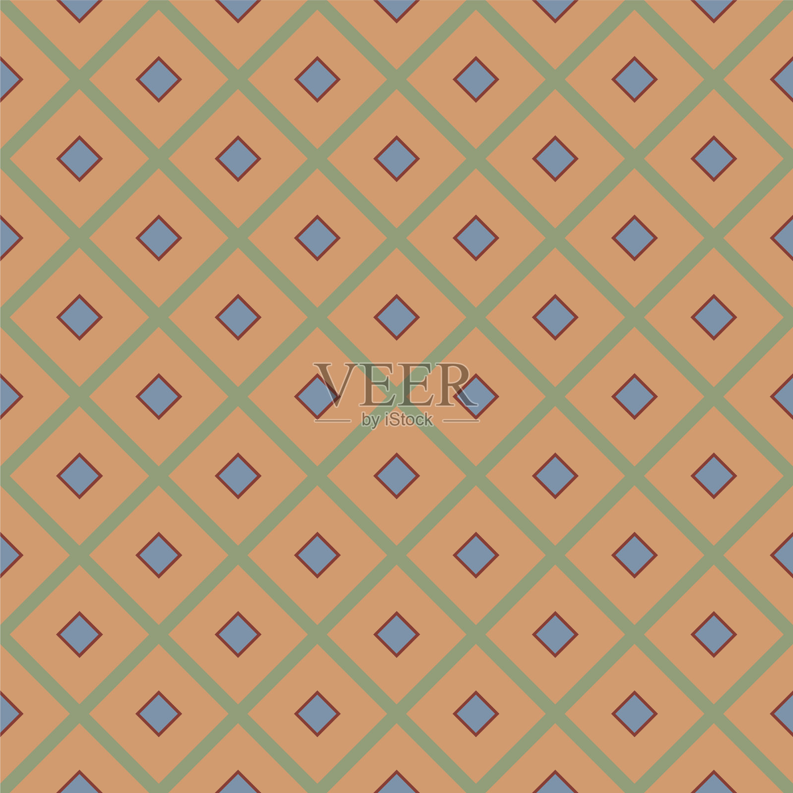 无缝图案几何色彩抽象插画图片素材