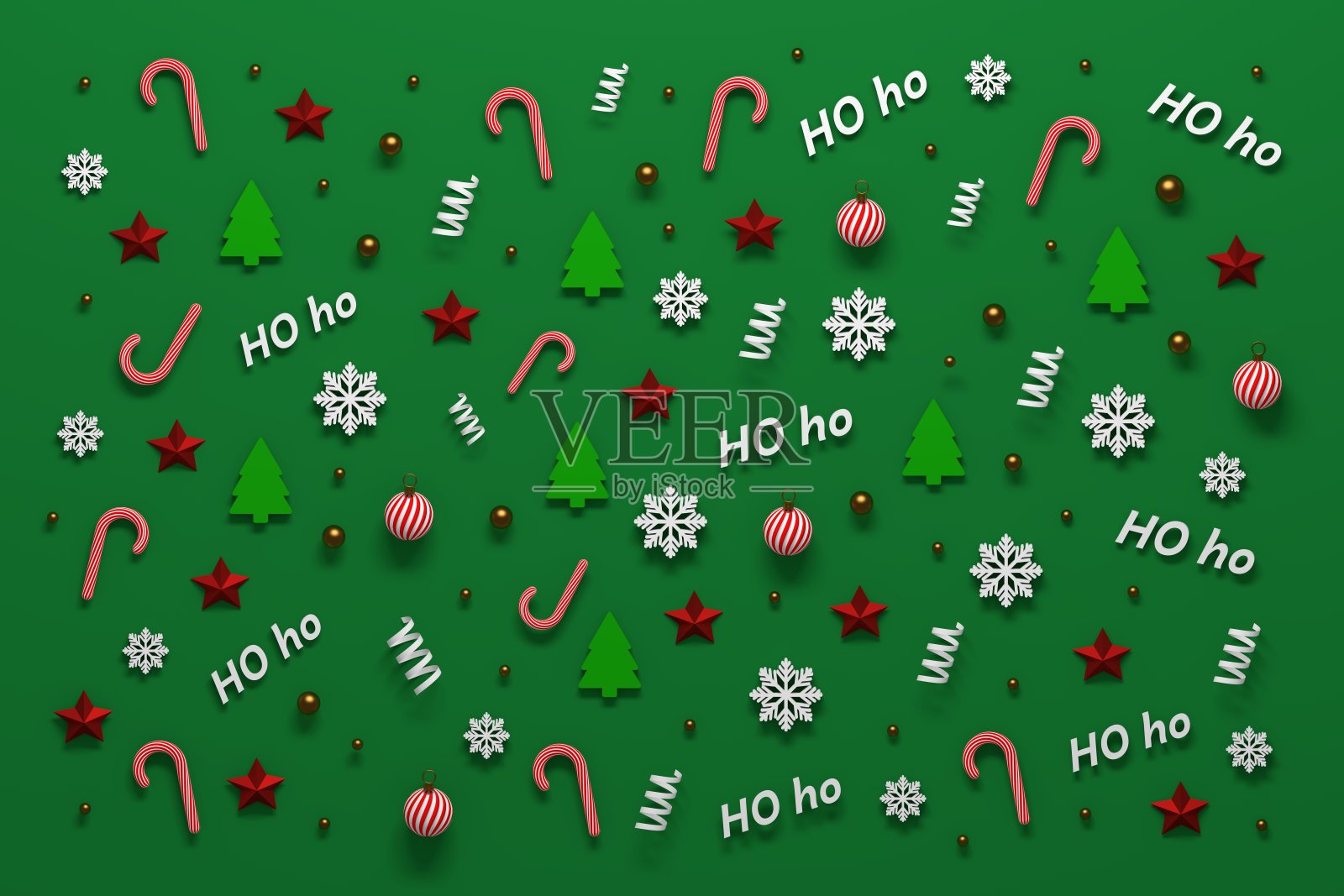 有许多物件的圣诞图案安排照片摄影图片