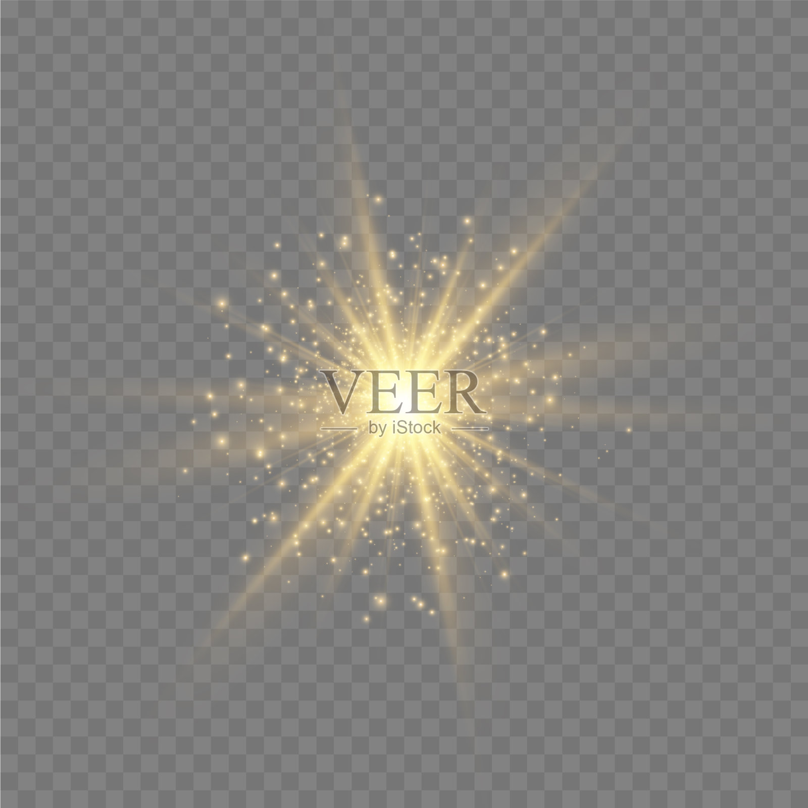 设置明亮的星插画图片素材