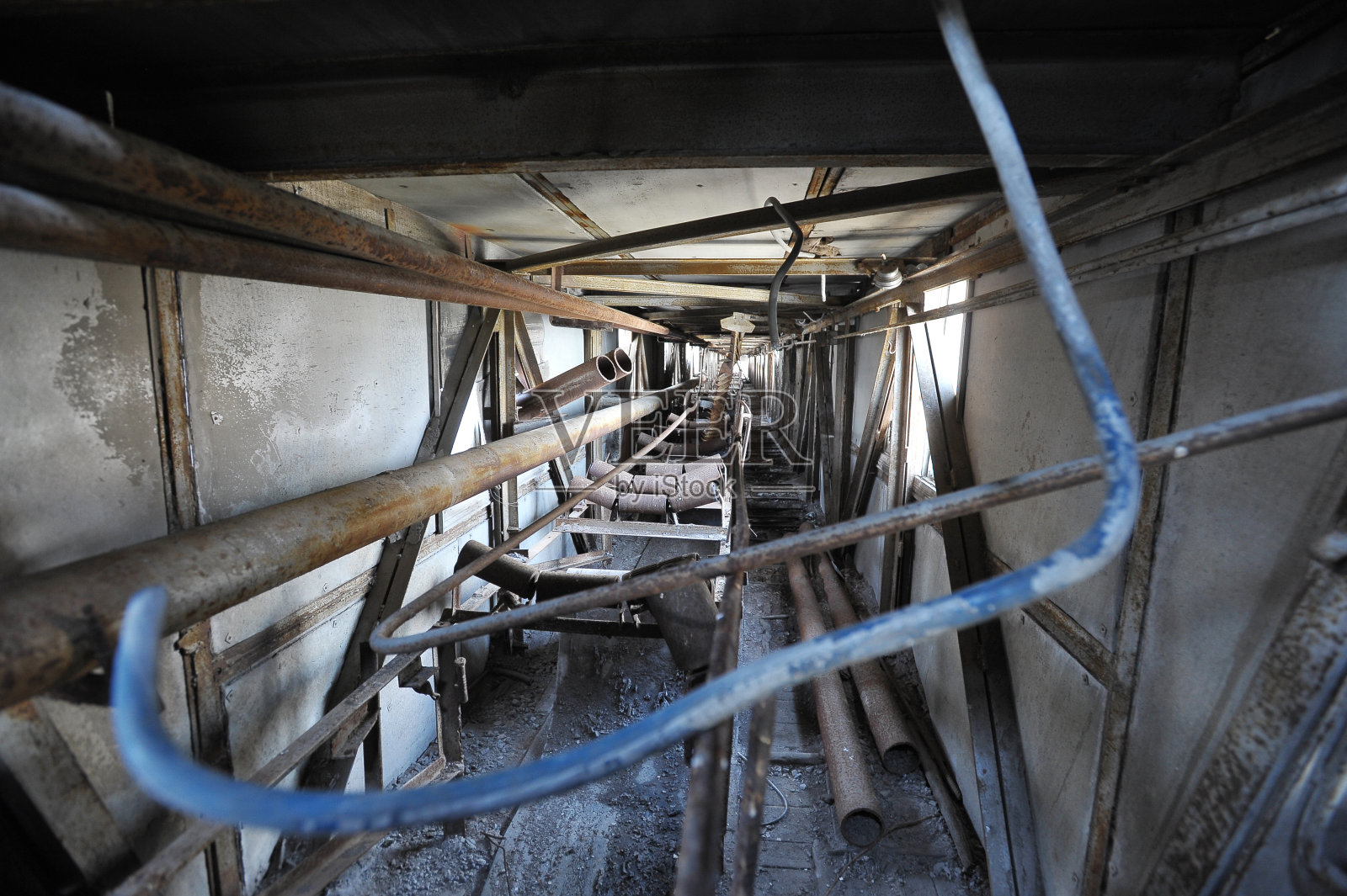 废弃的混凝土搅拌厂靠近切尔诺贝利核电站照片摄影图片