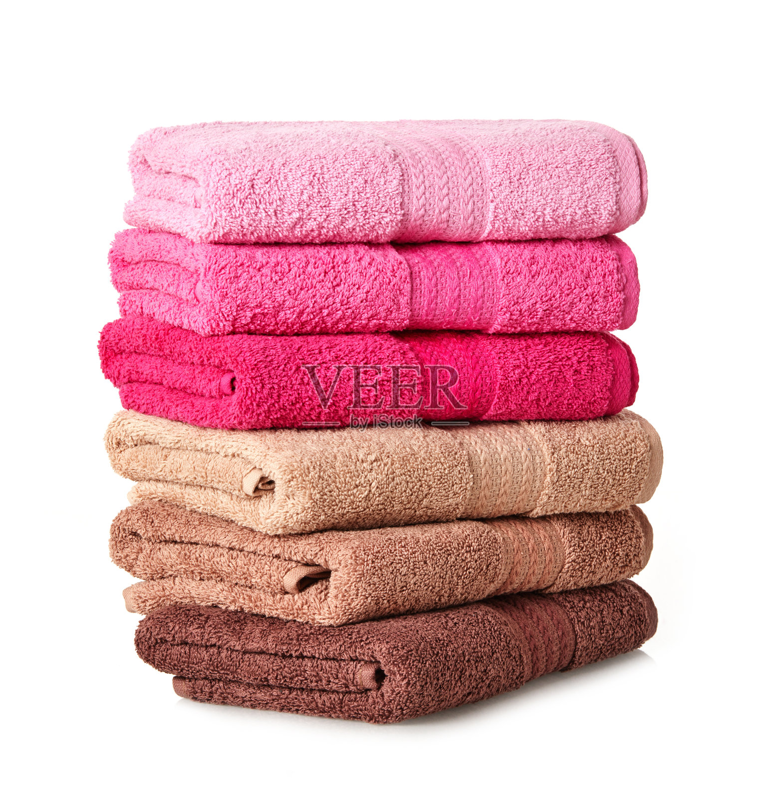 干净的毛巾堆栈照片摄影图片