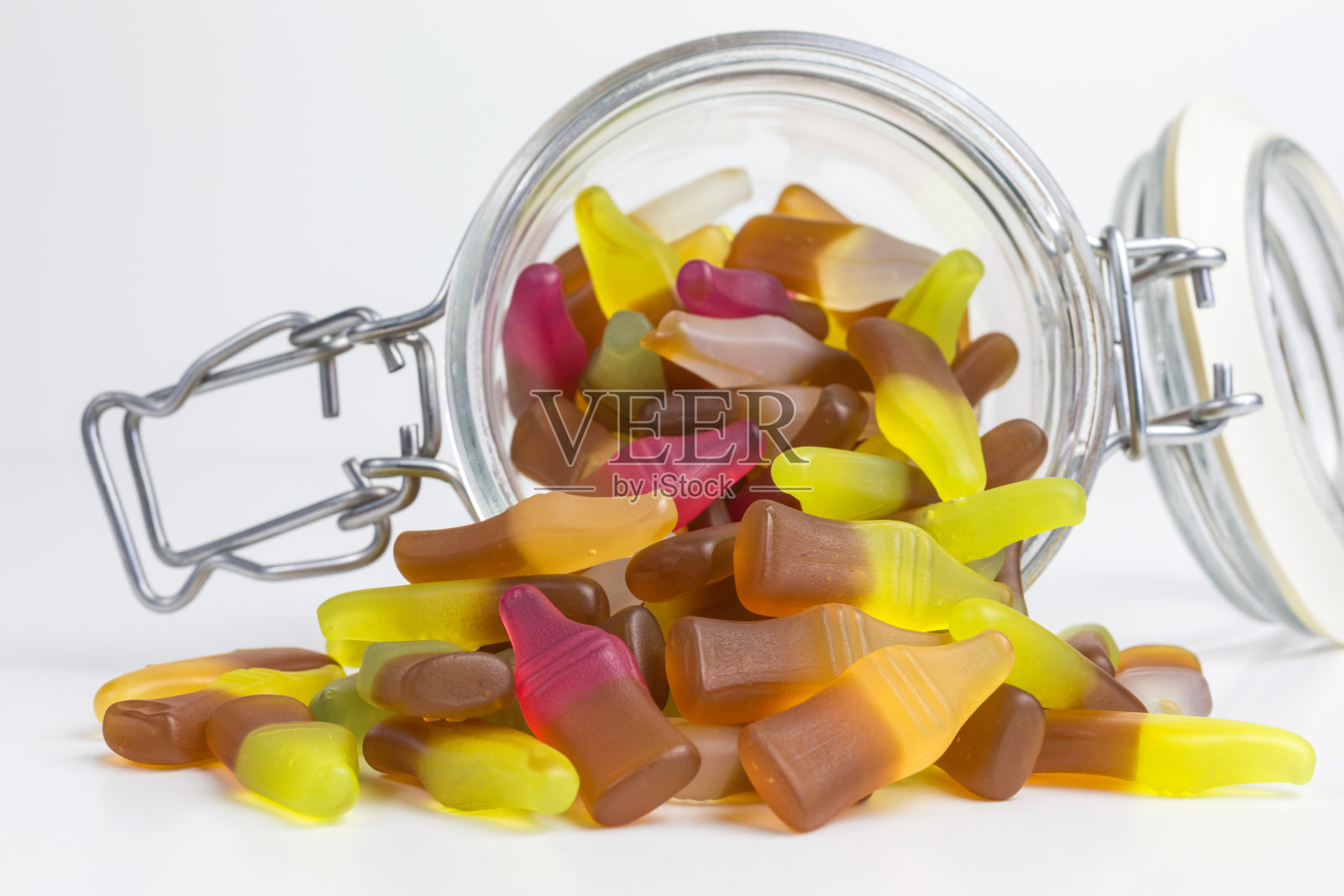 罐子里的软糖照片摄影图片