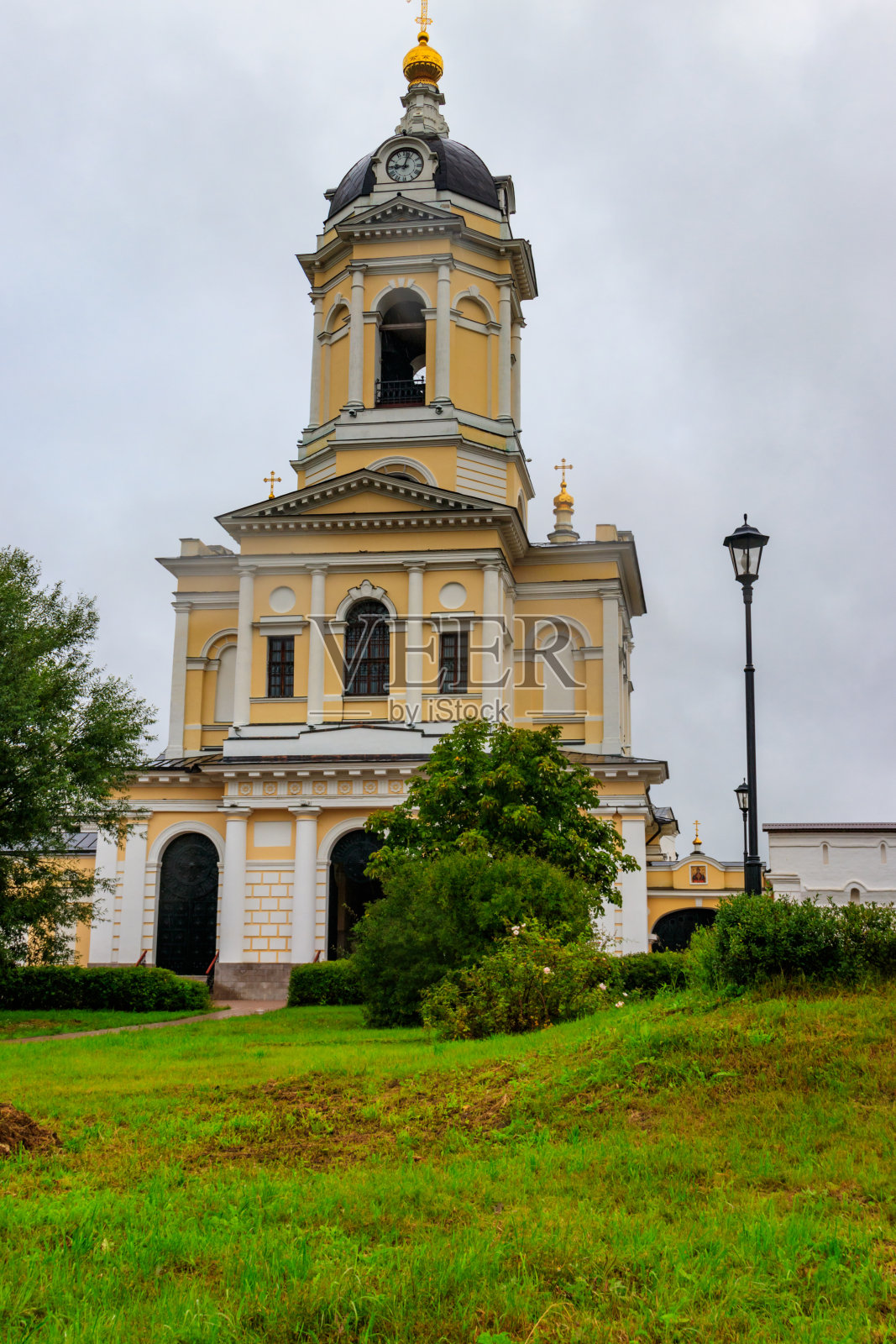 俄罗斯,莫斯科,Serpukhov Vysotsky修道院照片摄影图片