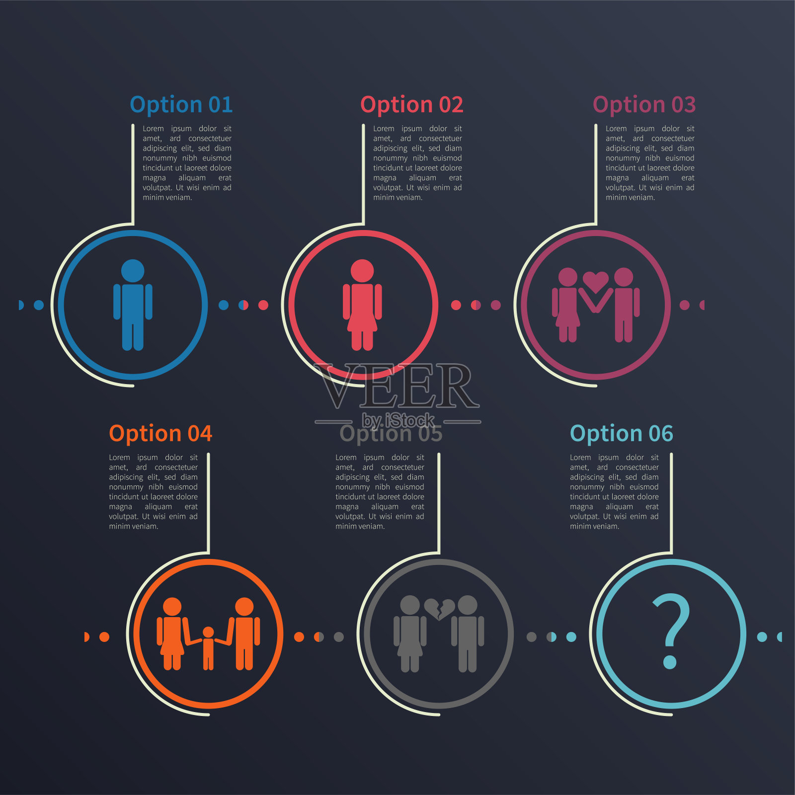 信息模板,关系插画图片素材