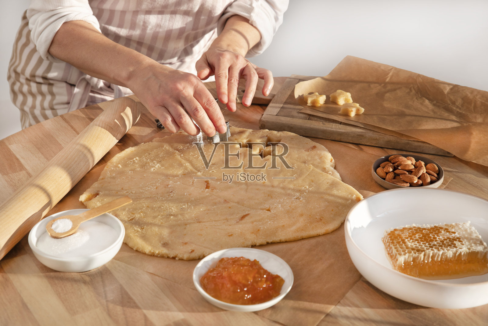 明星蛋糕准备照片摄影图片