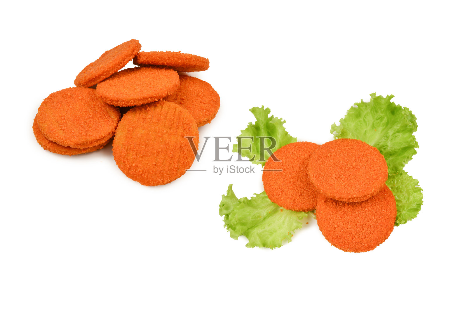 鱼汉堡孤立在白色背景。照片摄影图片