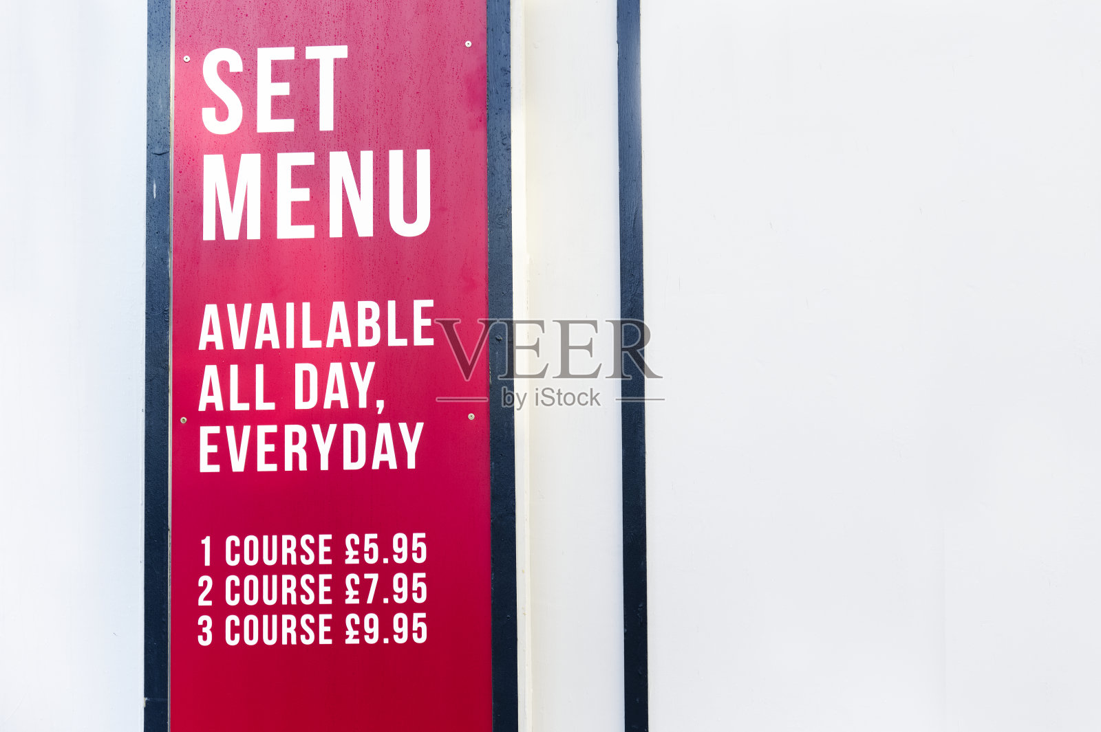餐厅外每天都有菜单照片摄影图片
