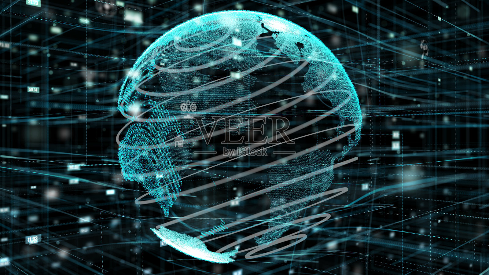 全球联网互联网和物联网物联网概念照片摄影图片