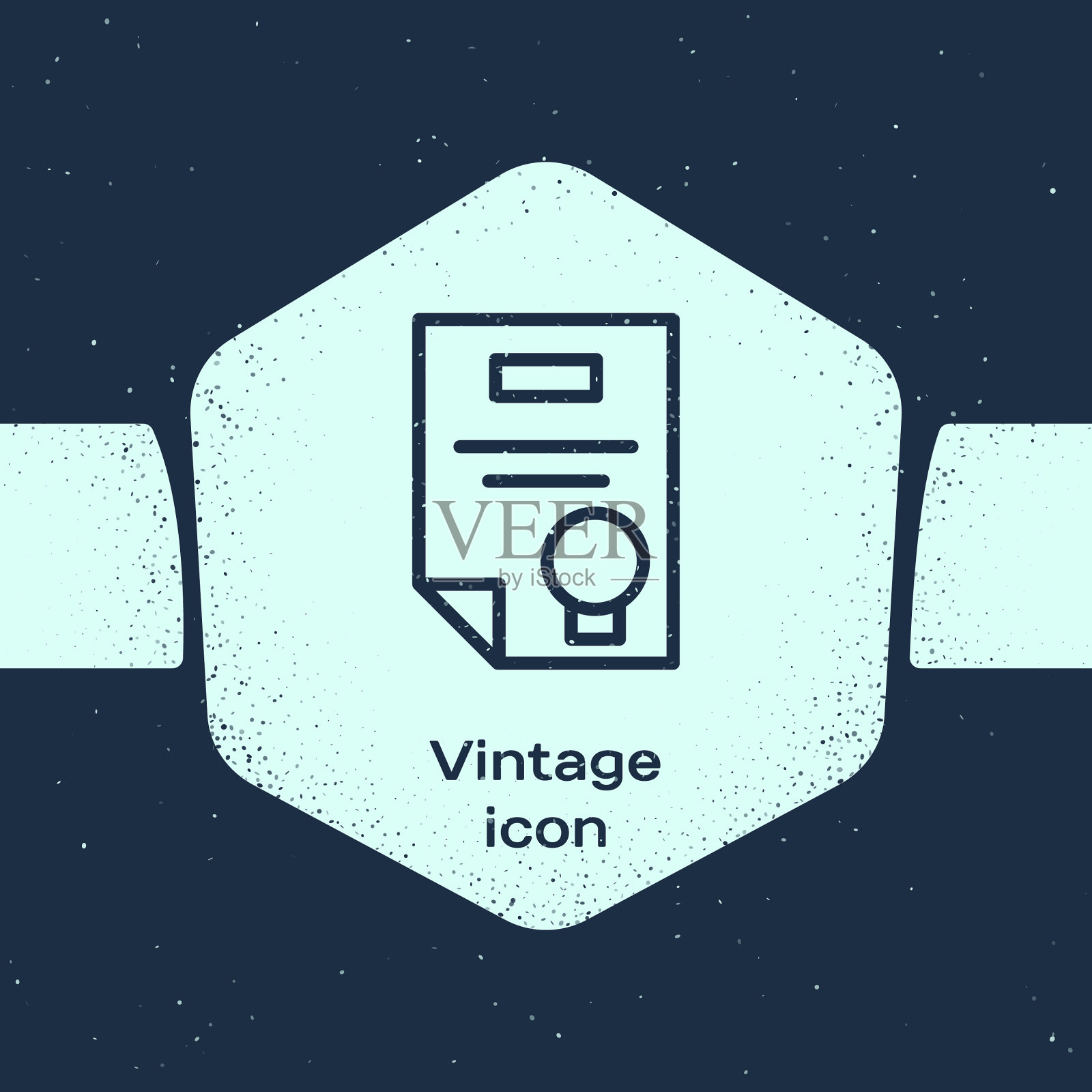 垃圾线证书模板图标隔离上图标素材