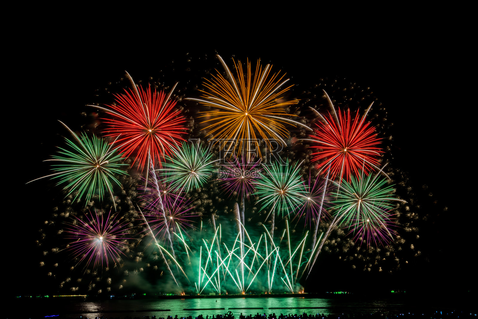 烟火节照片摄影图片