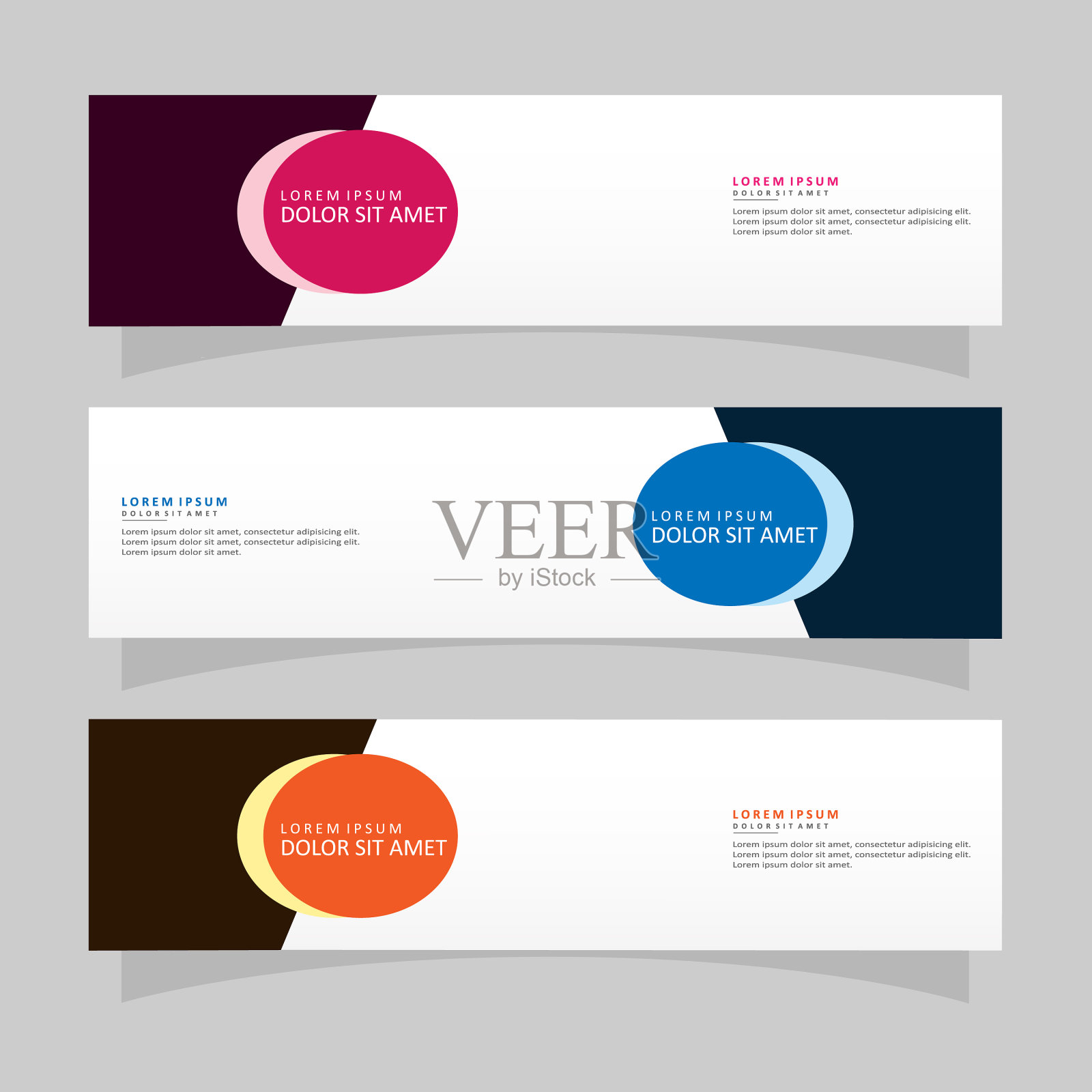 摘要设计横幅网页模板横幅设计插画图片素材