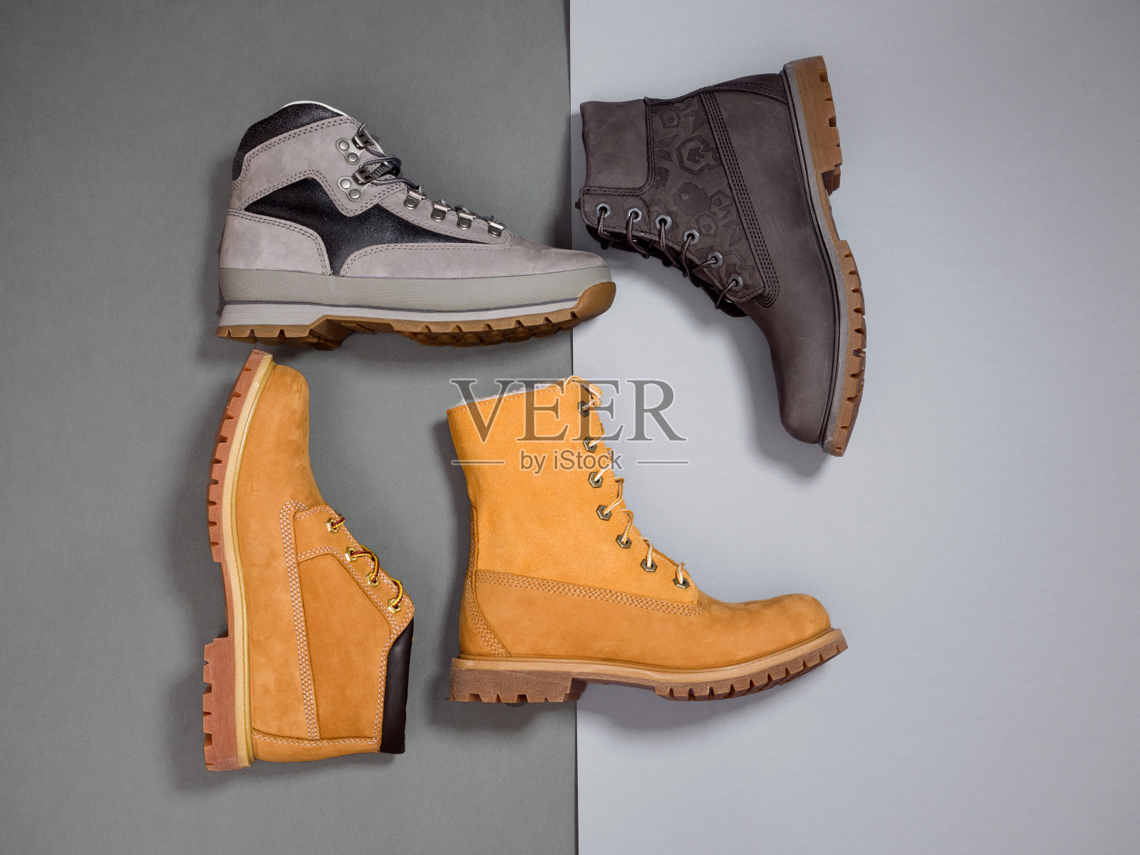 不同的男鞋照片摄影图片