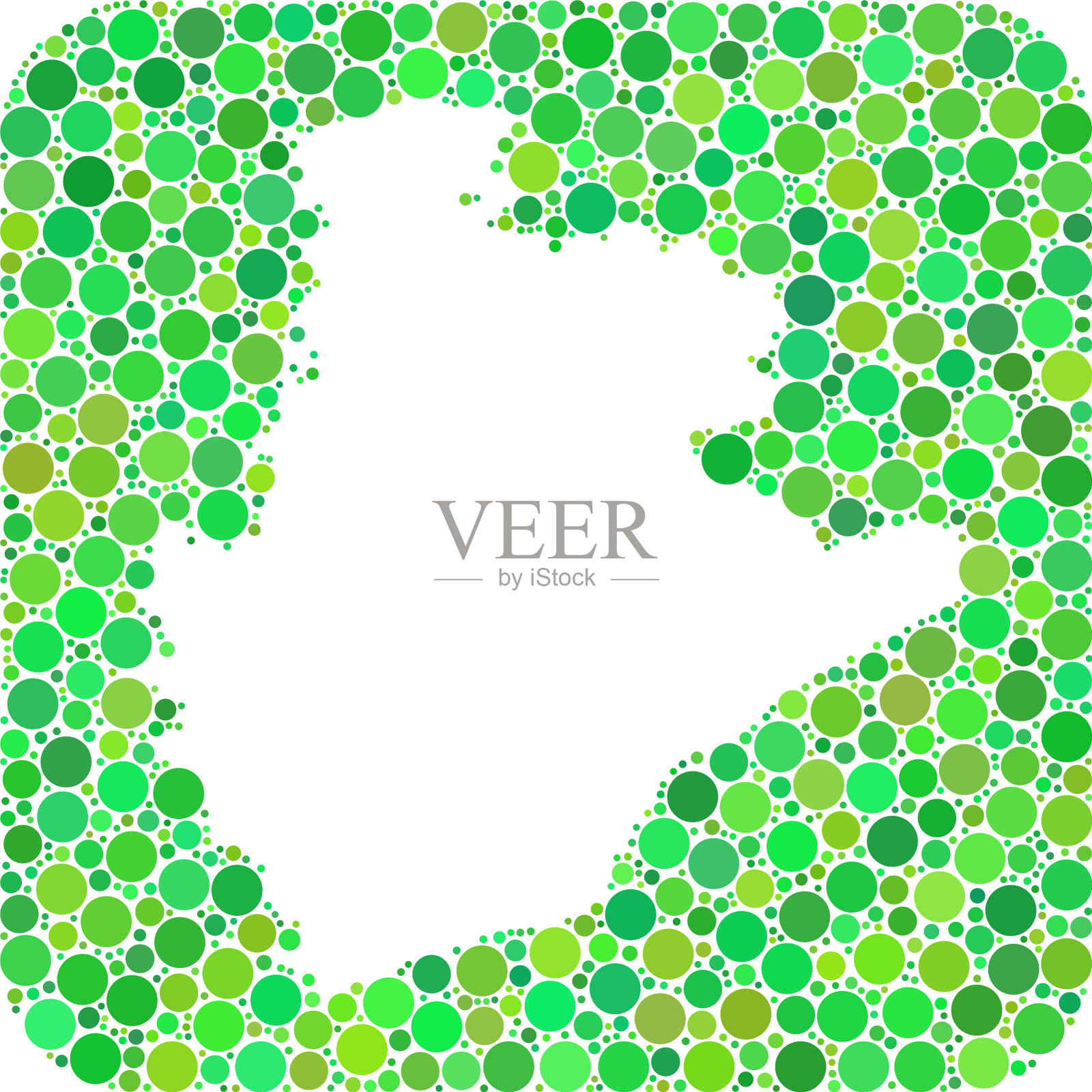 地图巴塞罗那省星罗棋布的马赛克插画图片素材